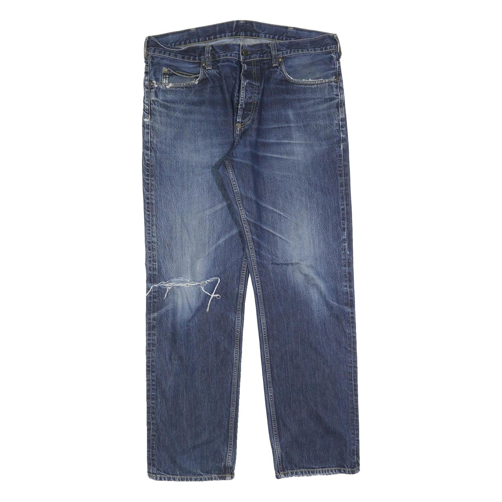 CARHARTT Mens Relaxed Blue Denim Fair W34 L32 Workwear Utility Casual Jeans Refurbished - N/A refurbished available on Cerqular