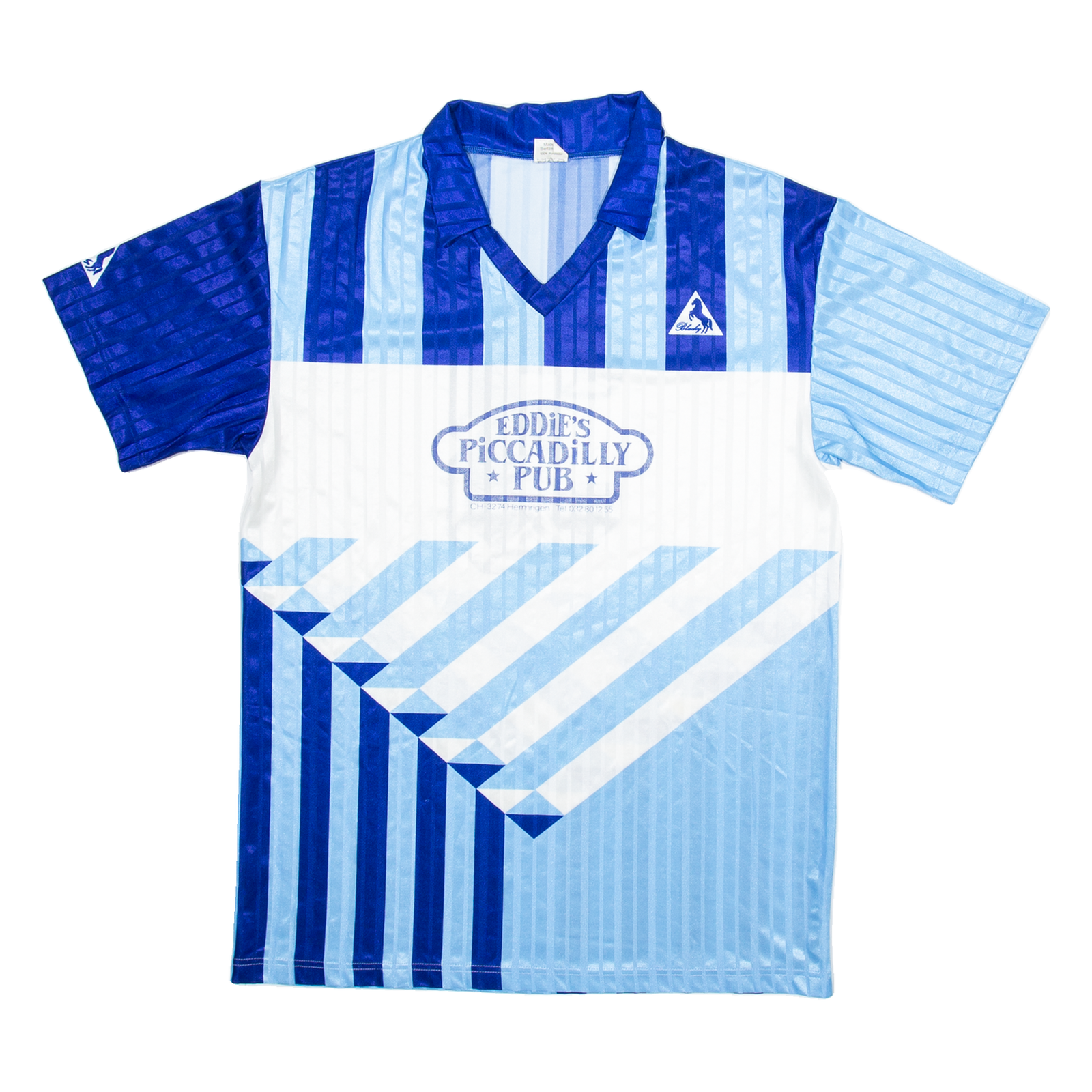 Buy BLACKY Eddie's Piccadilly Pub Mens Jersey Blue V-Neck M Refurbished - $23.39 BLACKY Eddie's Piccadilly Pub Mens Jersey Blue V-Neck M Refurbished - N/A refurbished available on Cerqular