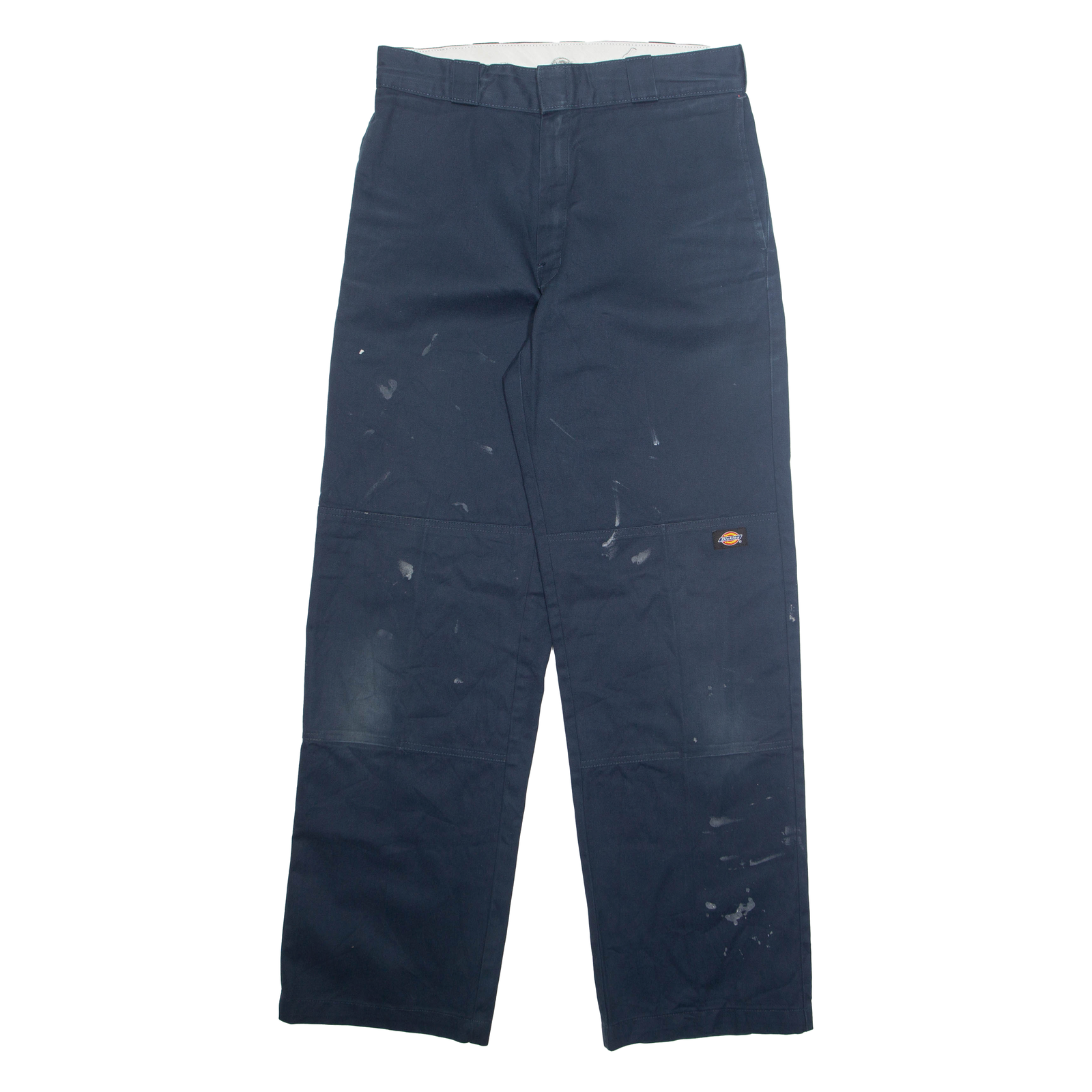 DICKIES Chino Mens Trousers Blue Loose Straight W32 L32 Refurbished - N/A refurbished available on Cerqular