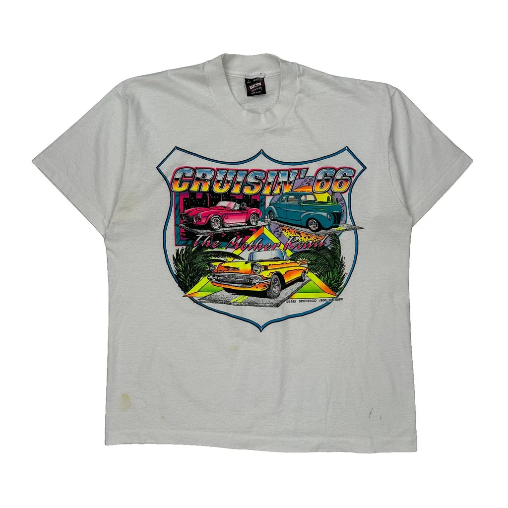 Buy Fruit Of The Loom Graphic T-Shirt - Large White Cotton Blend Refurbished - $46.89 Fruit Of The Loom Graphic T-Shirt - Large White Cotton Blend Refurbished - Thrifted (note: this is a term often used to describe second- refurbished available on Cerqular