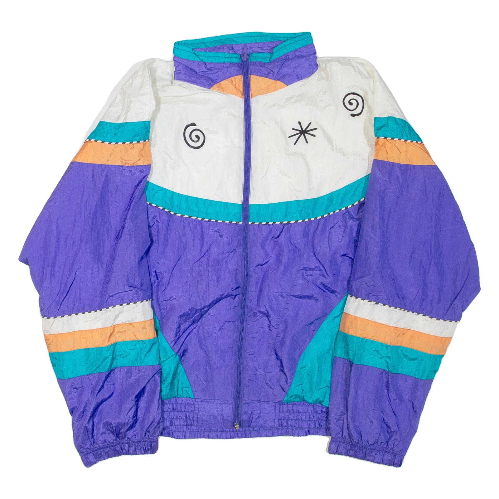 SANTOLINA SPORT Womens Shell Jacket Purple Nylon Colourblock M Refurbished - N/A refurbished available on Cerqular
