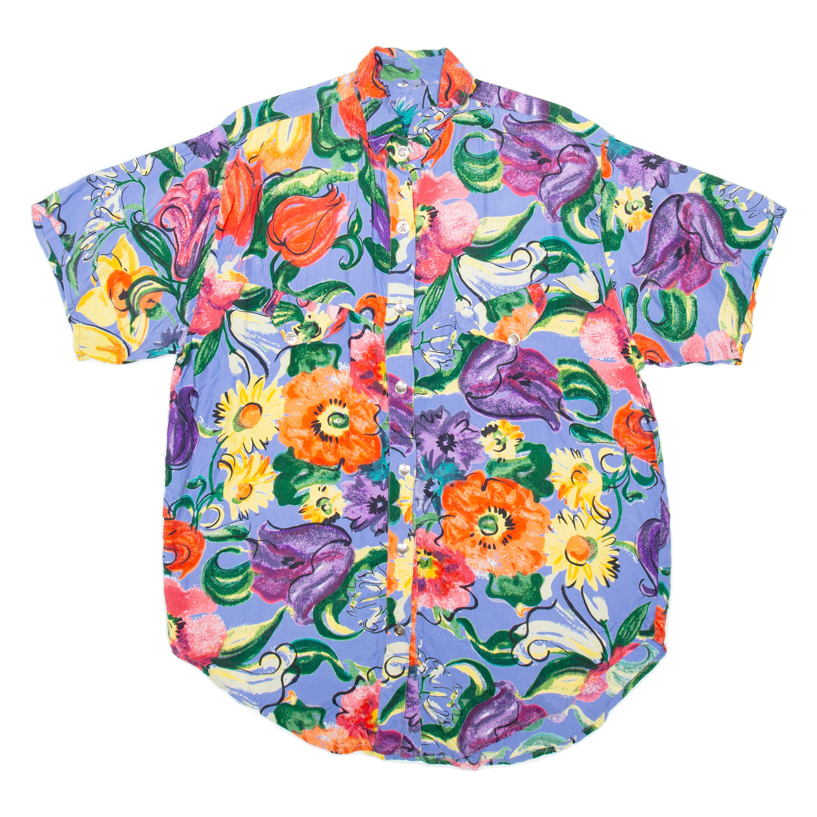 Womens Shirt Blue Floral M Refurbished - N/A refurbished available on Cerqular