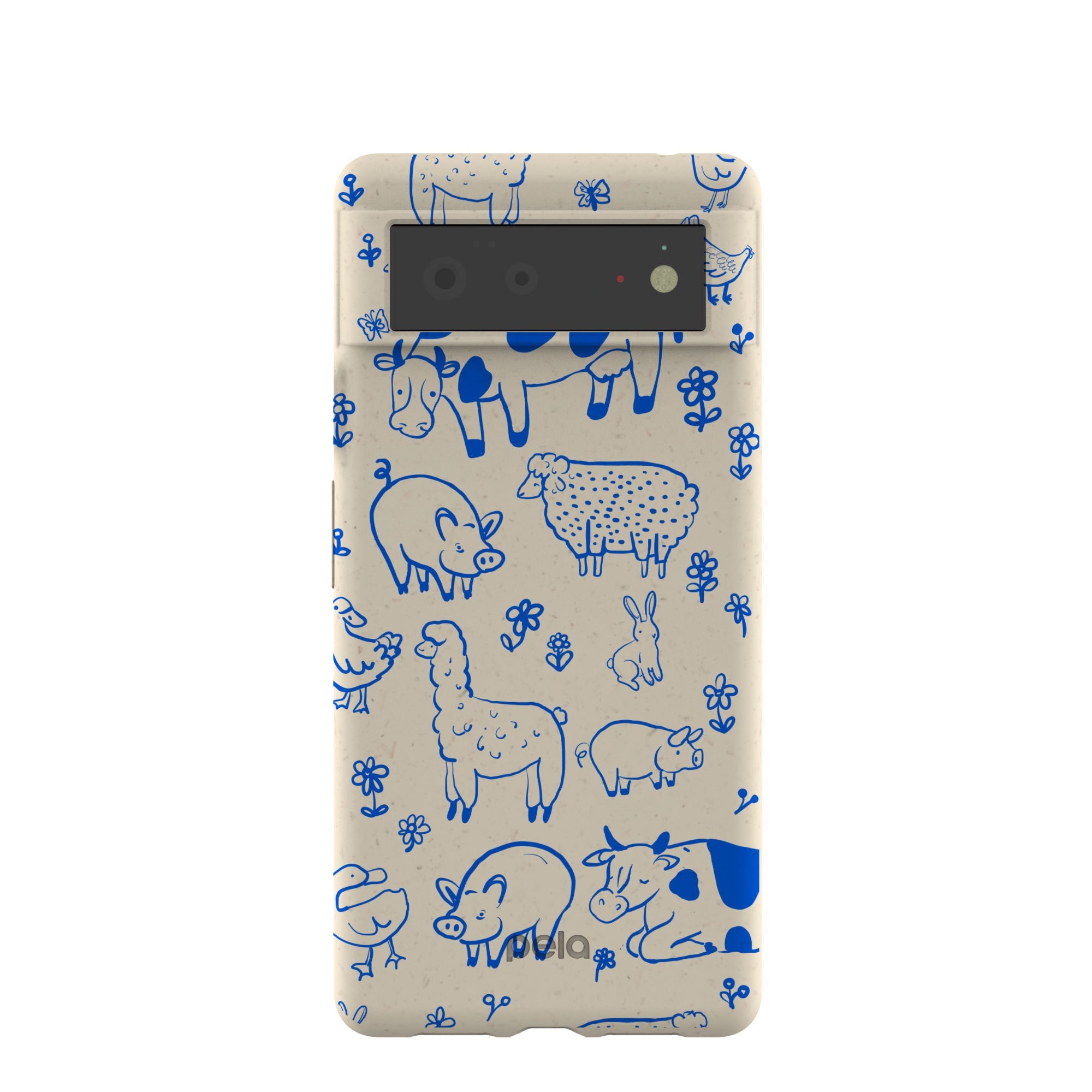 Buy London Fog Happy Farmyard Google Pixel 6 Case Refurbished - $65.00 London Fog Happy Farmyard Google Pixel 6 Case Refurbished - Pela Case refurbished available on Cerqular