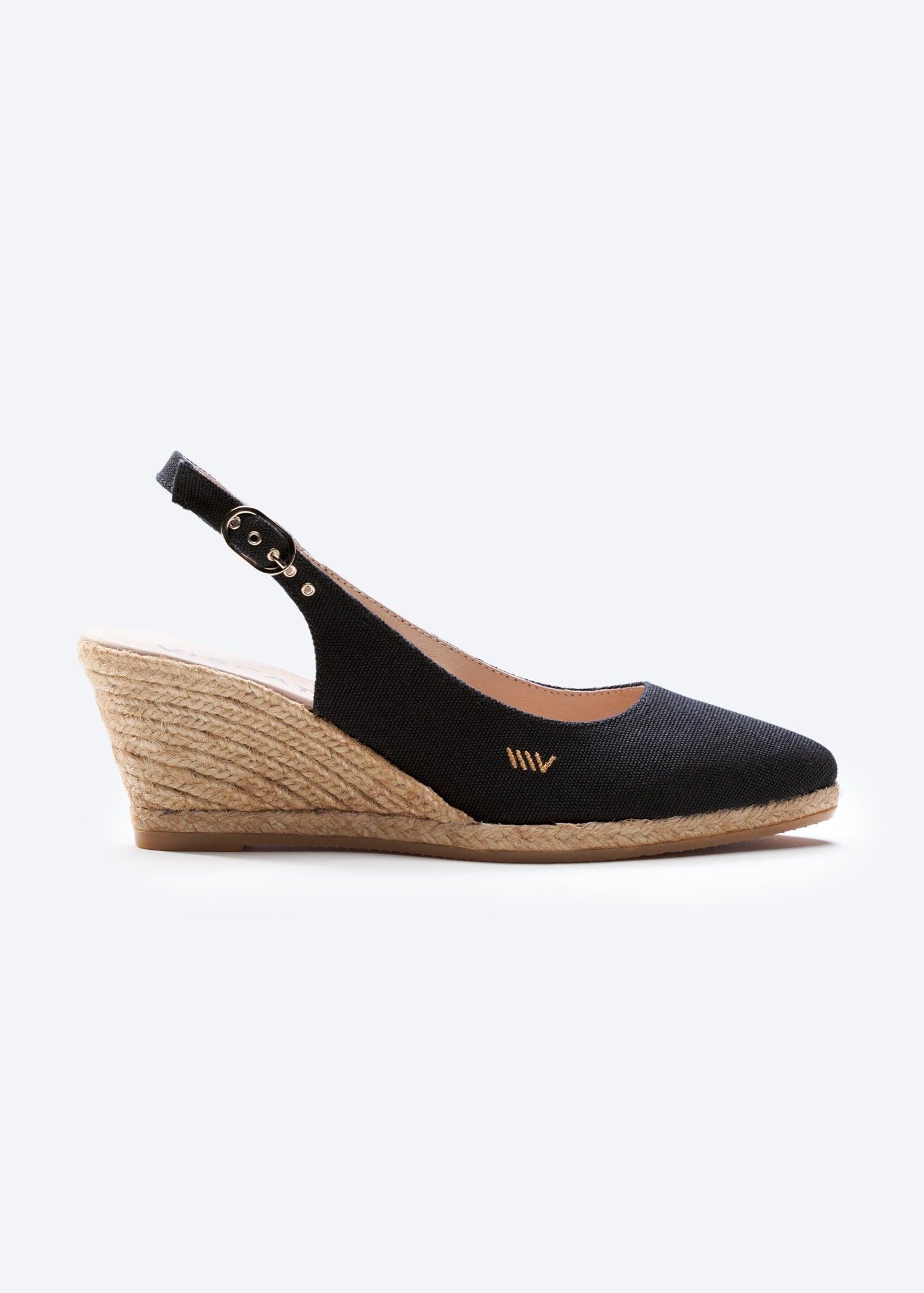 Palomera Canvas Espadrille Wedges | Color: Ash Grey | Size: 7 Refurbished - N/A refurbished available on Cerqular