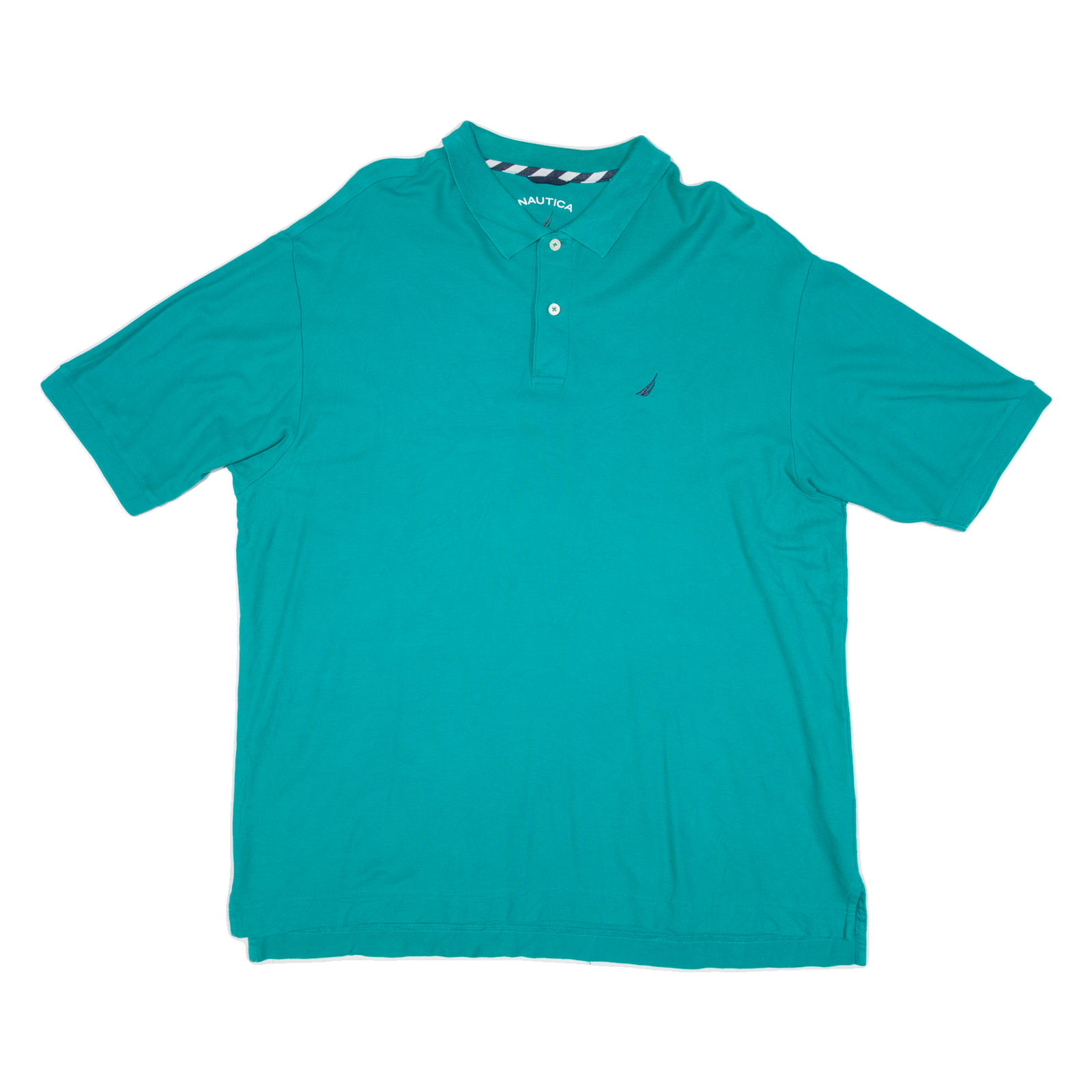 NAUTICA Mens Polo Shirt Green XL Refurbished - N/A refurbished available on Cerqular