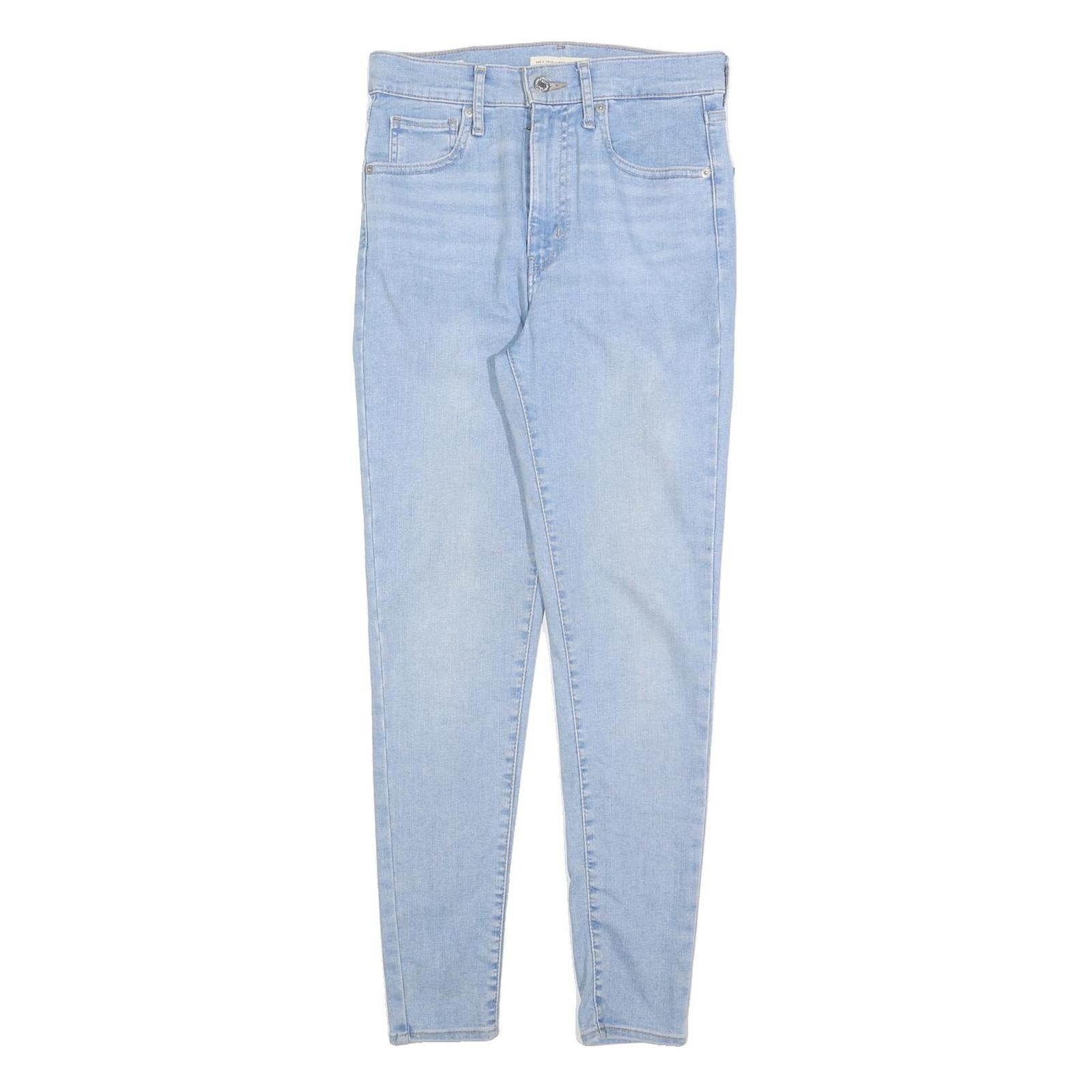 LEVI'S Womens Slim Light Blue Denim Jeans Zip W28 L28 Classic Cotton Blend Refurbished - N/A refurbished available on Cerqular