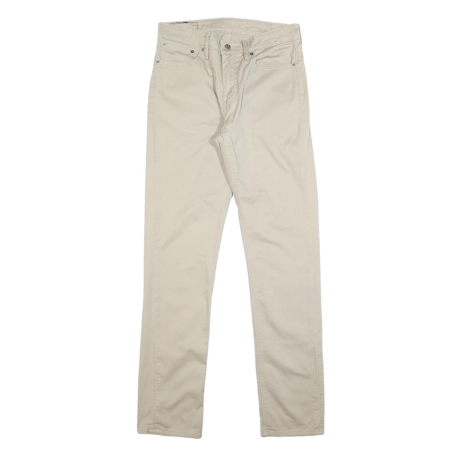 Buy LEVI'S Mens Cotton Blend Beige Slim Tapered Trousers W32 L34 Casual Zip Closure Refurbished - $36.39 LEVI'S Mens Cotton Blend Beige Slim Tapered Trousers W32 L34 Casual Zip Closure Refurbished - N/A refurbished available on Cerqular