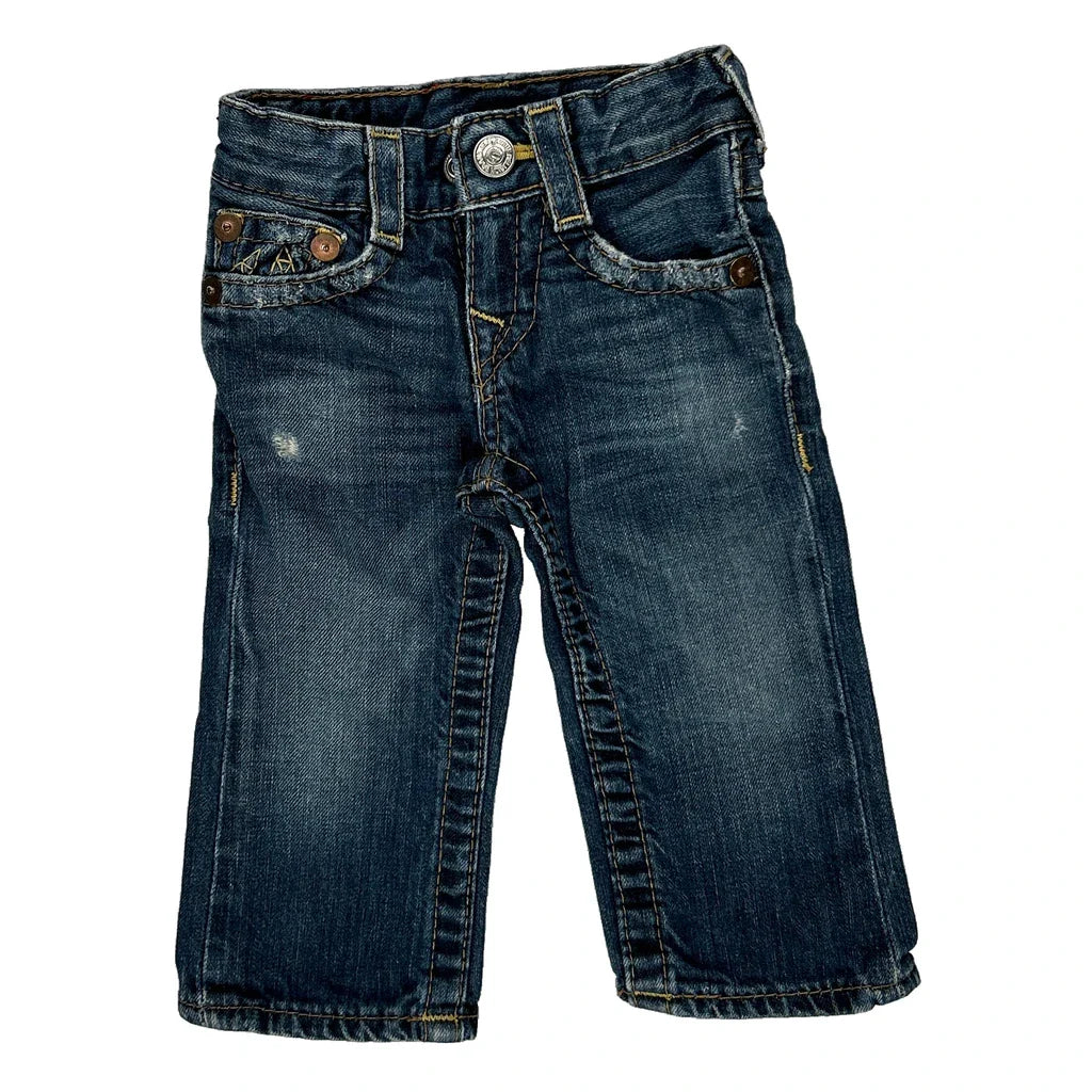 Age 6-12 Months True Religion Jeans - 2XS Blue Denim Refurbished - Thrifted (note: this is a term often used to describe second- refurbished available on Cerqular