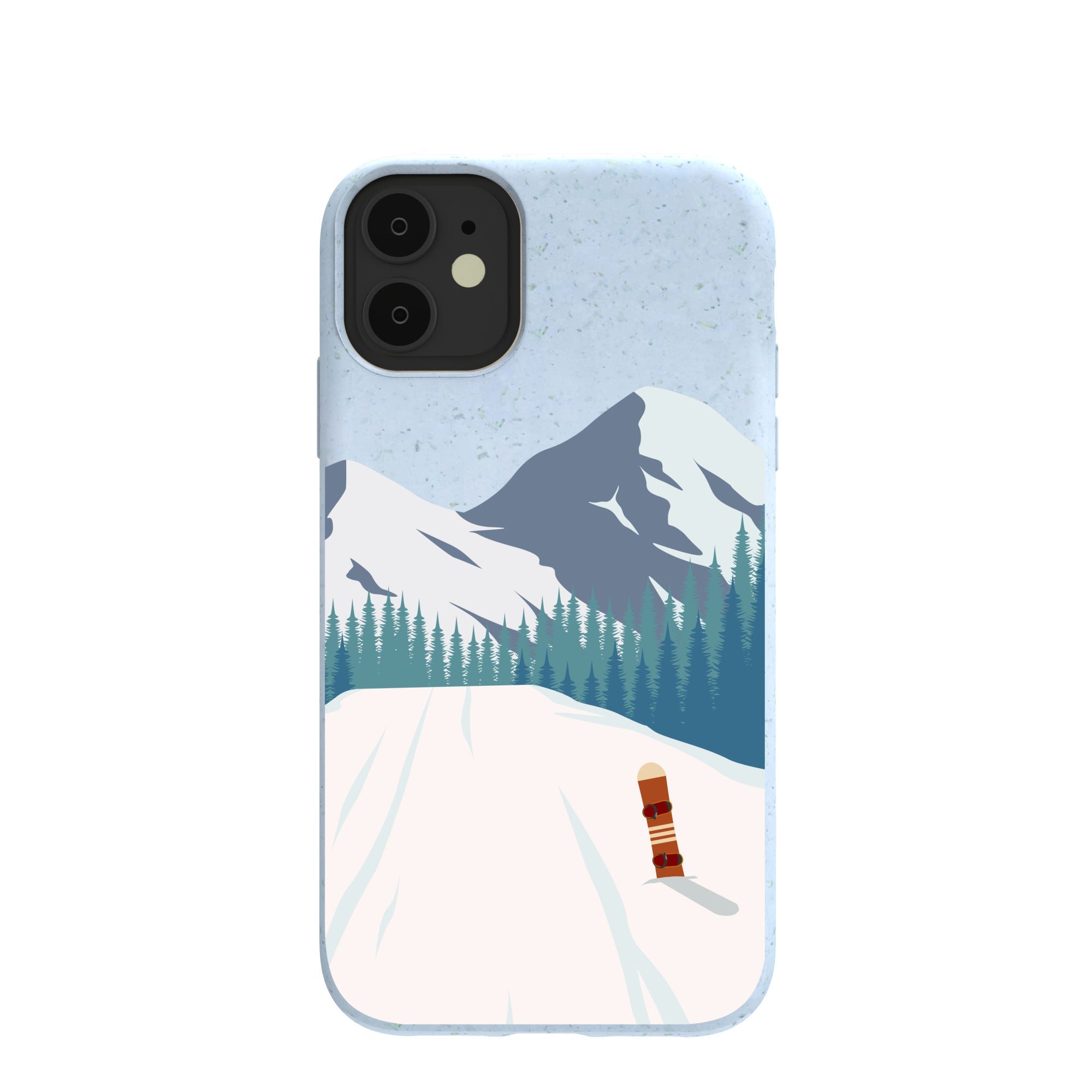 Powder Blue Shredding Peaks iPhone 11 Case Refurbished - Pela Case refurbished available on Cerqular