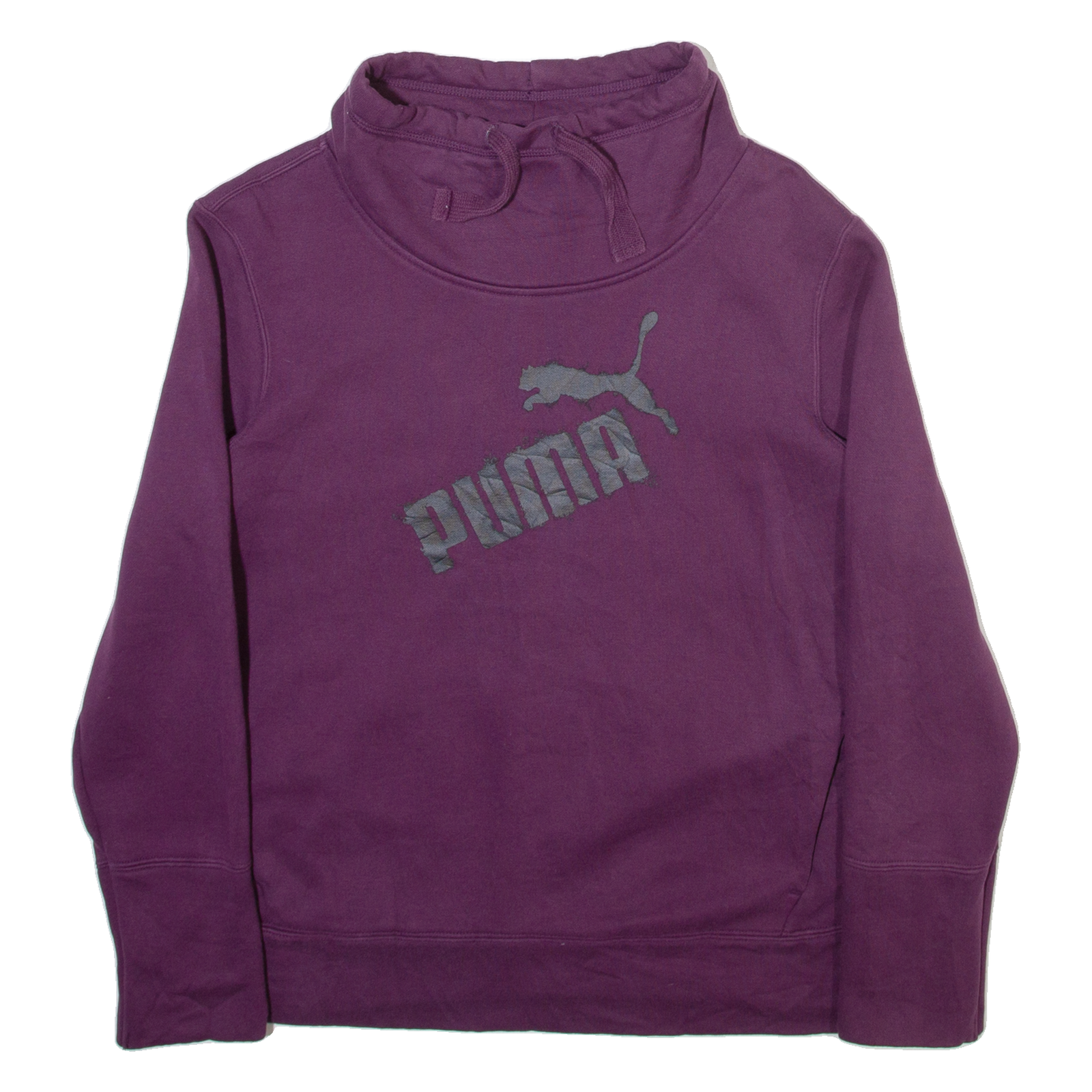 PUMA Womens Sweatshirt Purple UK 12 Refurbished - N/A refurbished available on Cerqular