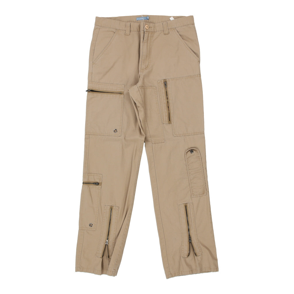 Buy Alcott Trousers - 34W 32L Beige Cotton Refurbished - $11.64 Alcott Trousers - 34W 32L Beige Cotton Refurbished - Thrifted (note: this is a term often used to describe second- refurbished available on Cerqular