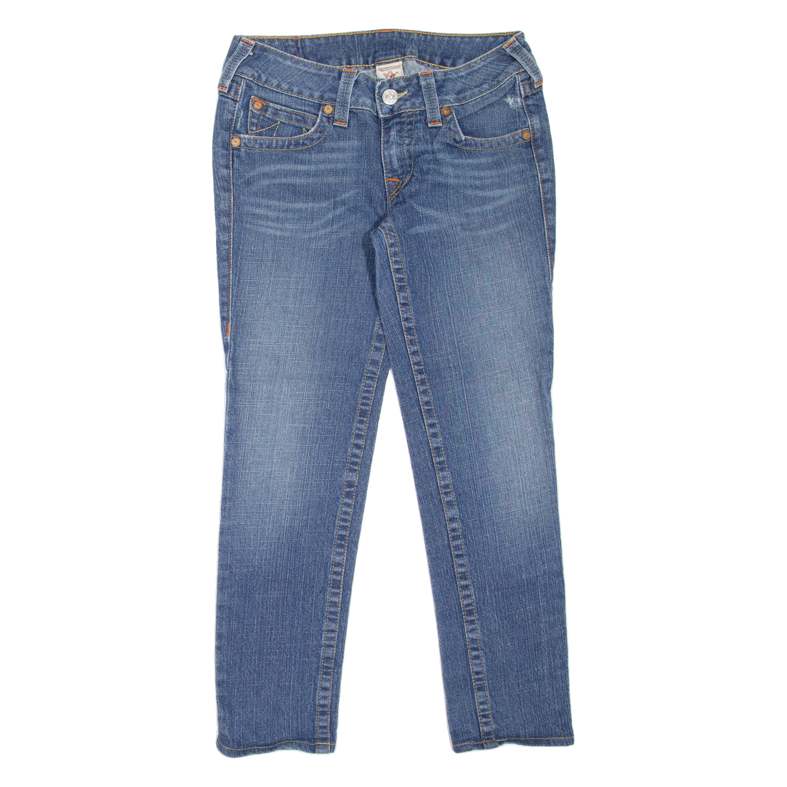 TRUE RELIGION Julie Womens Jeans Blue Slim Skinny Stone Wash W30 L27 Refurbished - N/A refurbished available on Cerqular