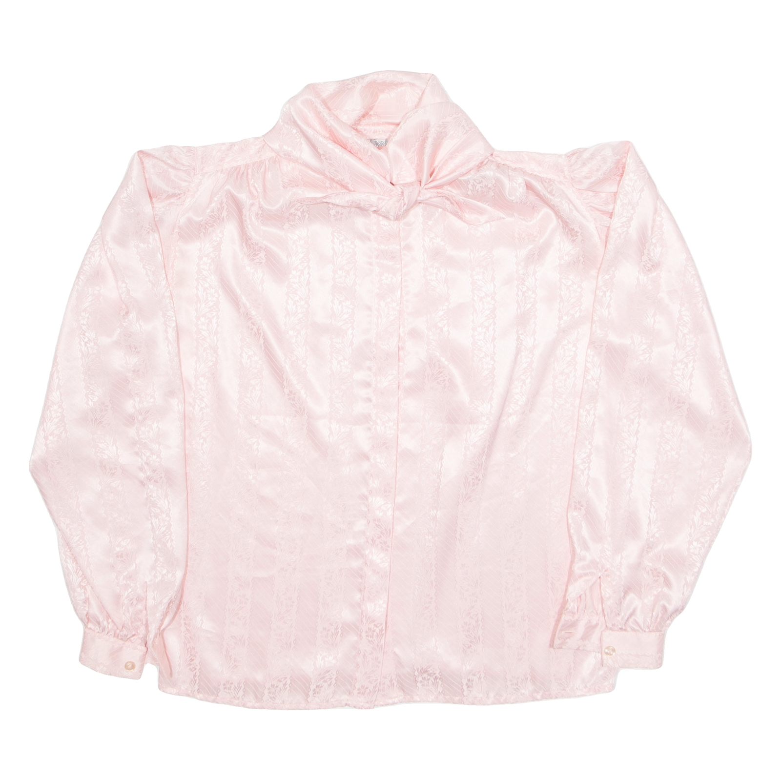 JULIETTA Womens Printed Shirt Pink Collared Long Sleeve Crazy Pattern M Refurbished - N/A refurbished available on Cerqular