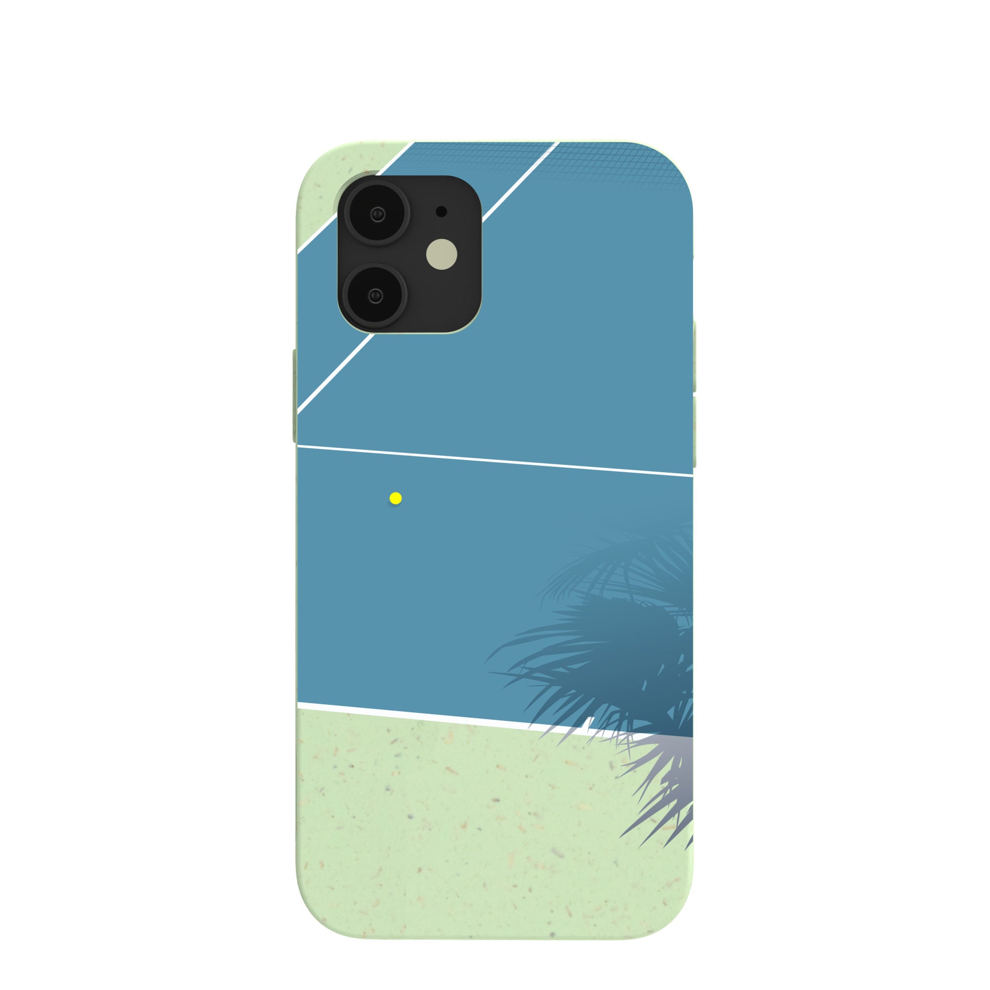 Sage Green Tennis Court iPhone 12/ iPhone 12 Pro Case Refurbished - Pela Case refurbished available on Cerqular
