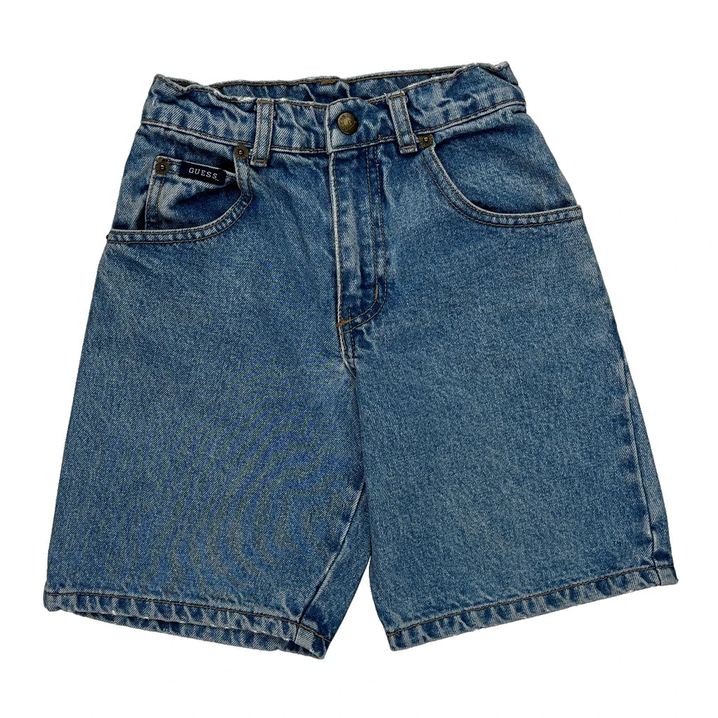 Buy Age 6 Guess Denim Shorts - Smallw 6L Blue Cotton Refurbished - $14.06 Age 6 Guess Denim Shorts - Smallw 6L Blue Cotton Refurbished - Thrifted (note: this is a term often used to describe second- refurbished available on Cerqular