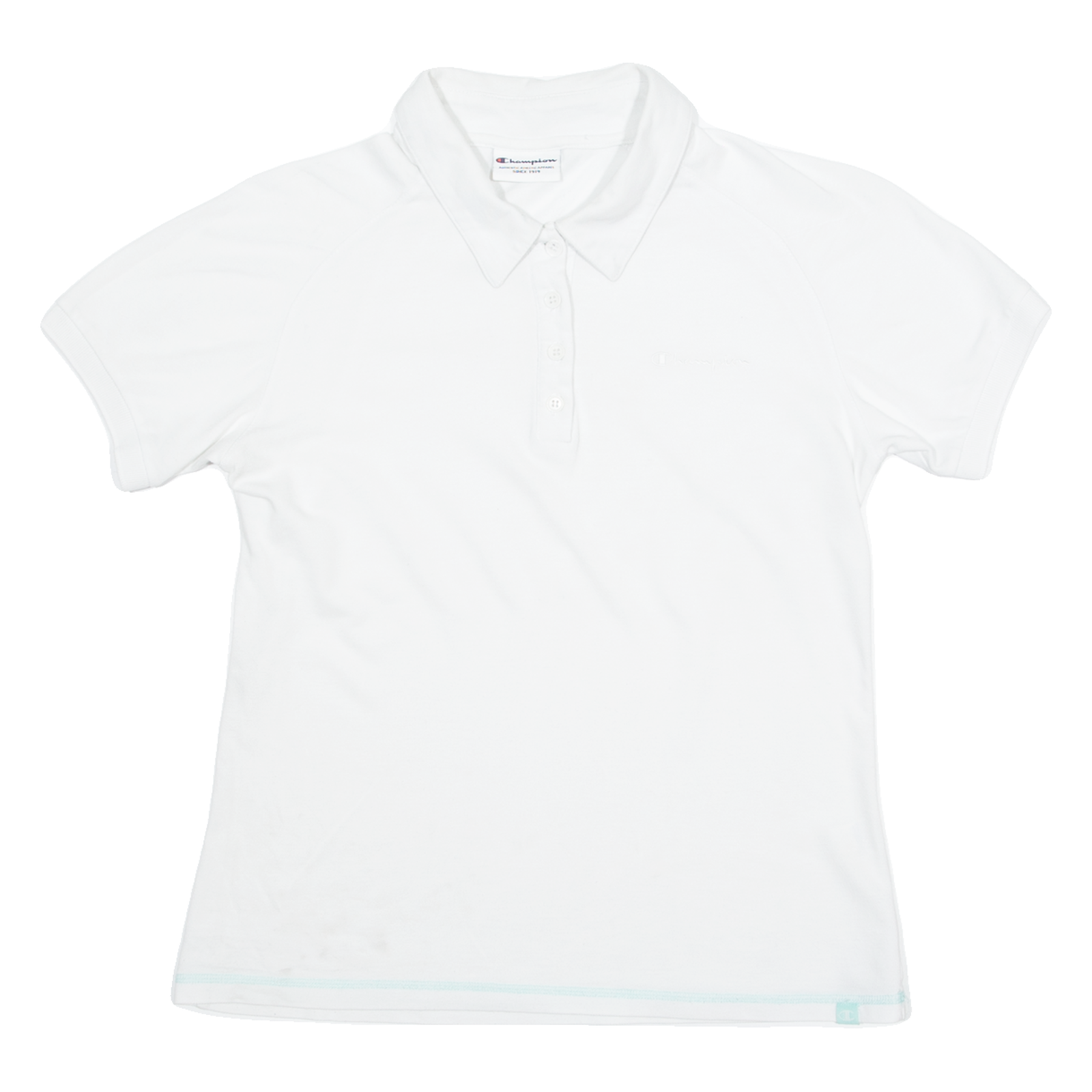 CHAMPION Womens Polo Shirt White L Refurbished - N/A refurbished available on Cerqular