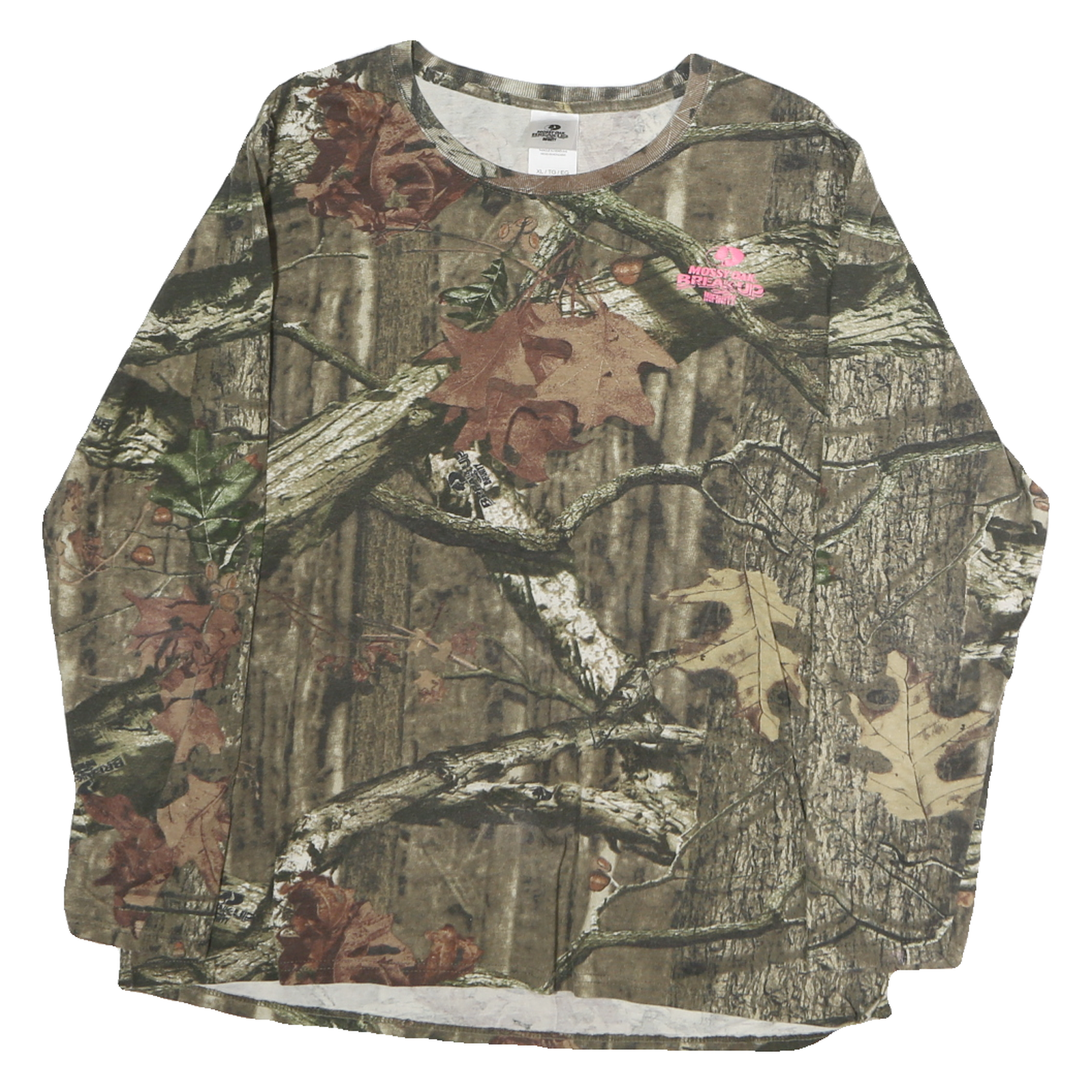 MOSSY OAK Womens Brown & Green Camo Modern XL Long Sleeve Crew Neck T-Shirt Refurbished - N/A refurbished available on Cerqular