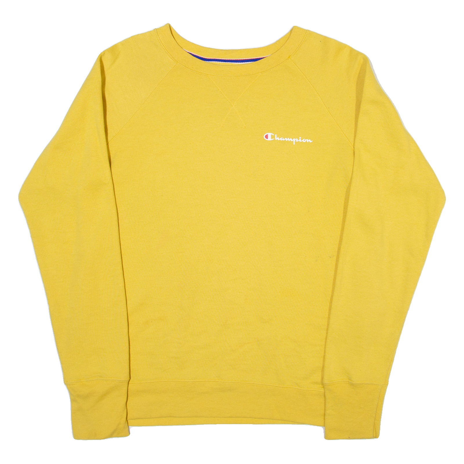 CHAMPION Mens Sweatshirt Yellow S Refurbished - N/A refurbished available on Cerqular