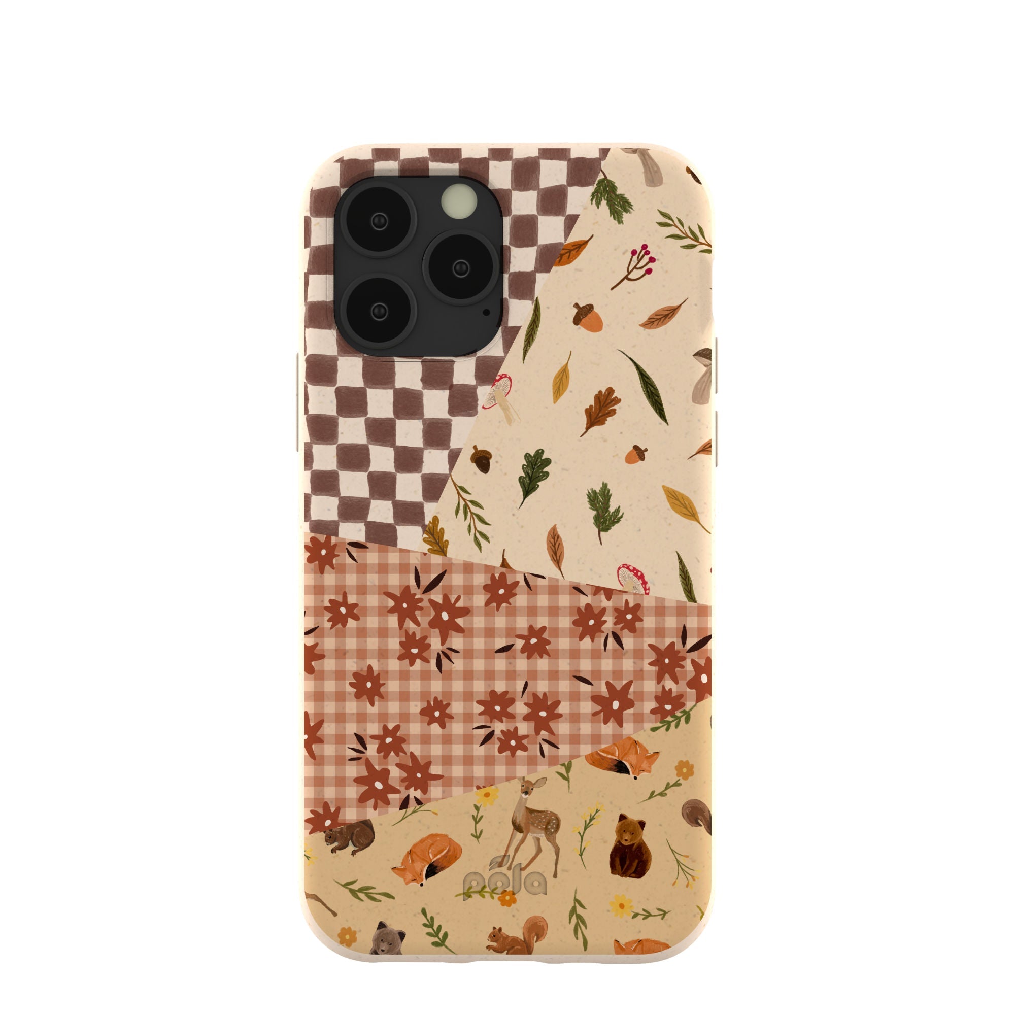Seashell Autumn Quilt iPhone 11 Pro Case Refurbished - Pela Case refurbished available on Cerqular