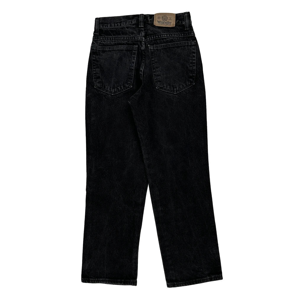 Buy Wrangler Jeans - 24W 29L Black Cotton Refurbished - $22.77 Wrangler Jeans - 24W 29L Black Cotton Refurbished - Thrifted (note: this is a term often used to describe second- refurbished available on Cerqular