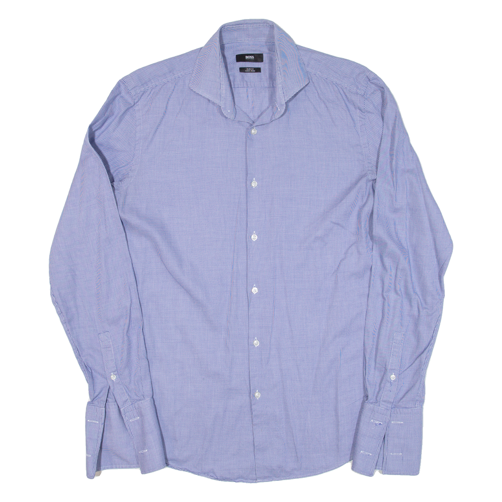 Buy BOSS HUGO BOSS Slim Fit Mens Formal Shirt Blue Long Sleeve L Refurbished - $24.69 BOSS HUGO BOSS Slim Fit Mens Formal Shirt Blue Long Sleeve L Refurbished - N/A refurbished available on Cerqular