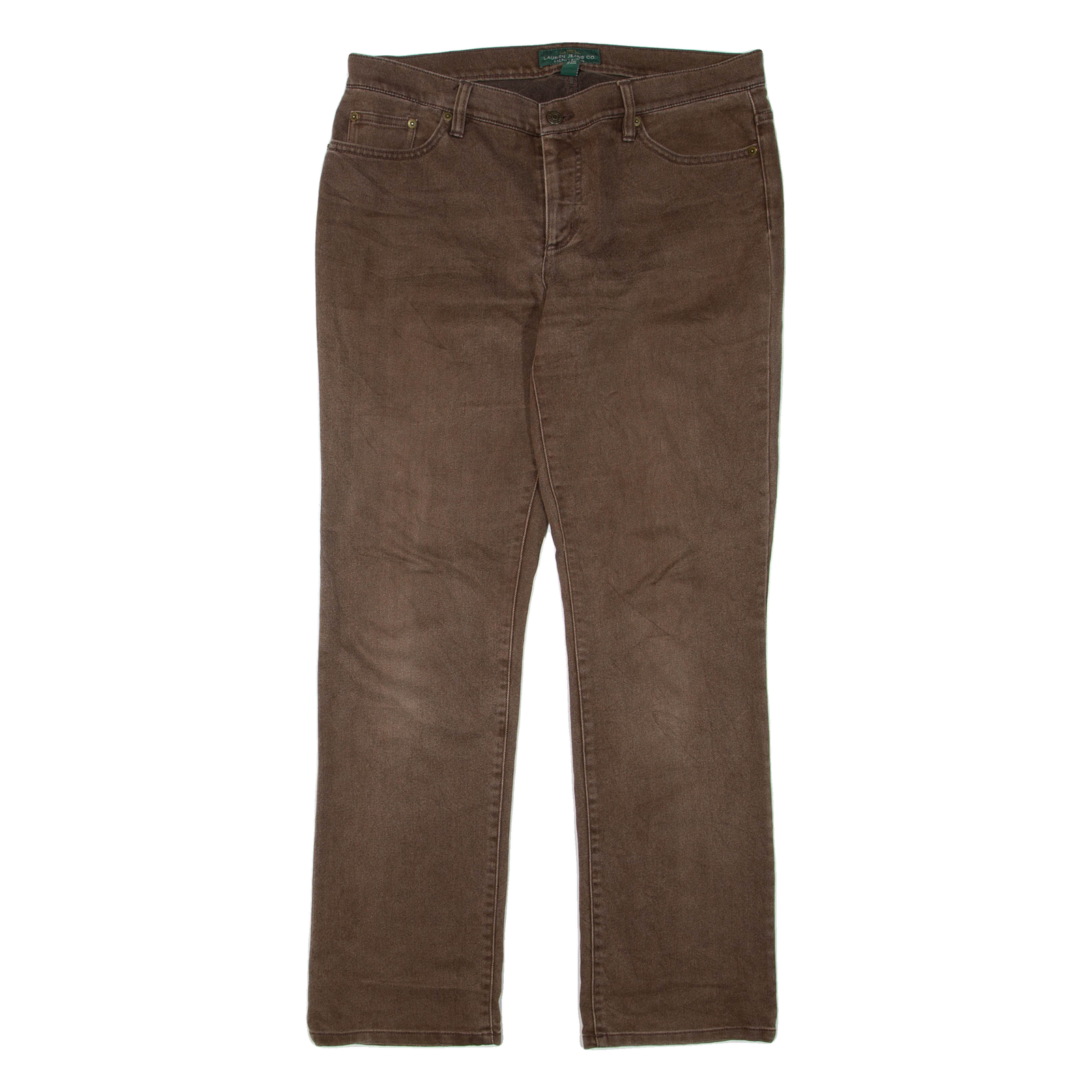 LAUREN RALPH LAUREN Womens Jeans Brown Regular Bootcut W34 L32 Refurbished - N/A refurbished available on Cerqular