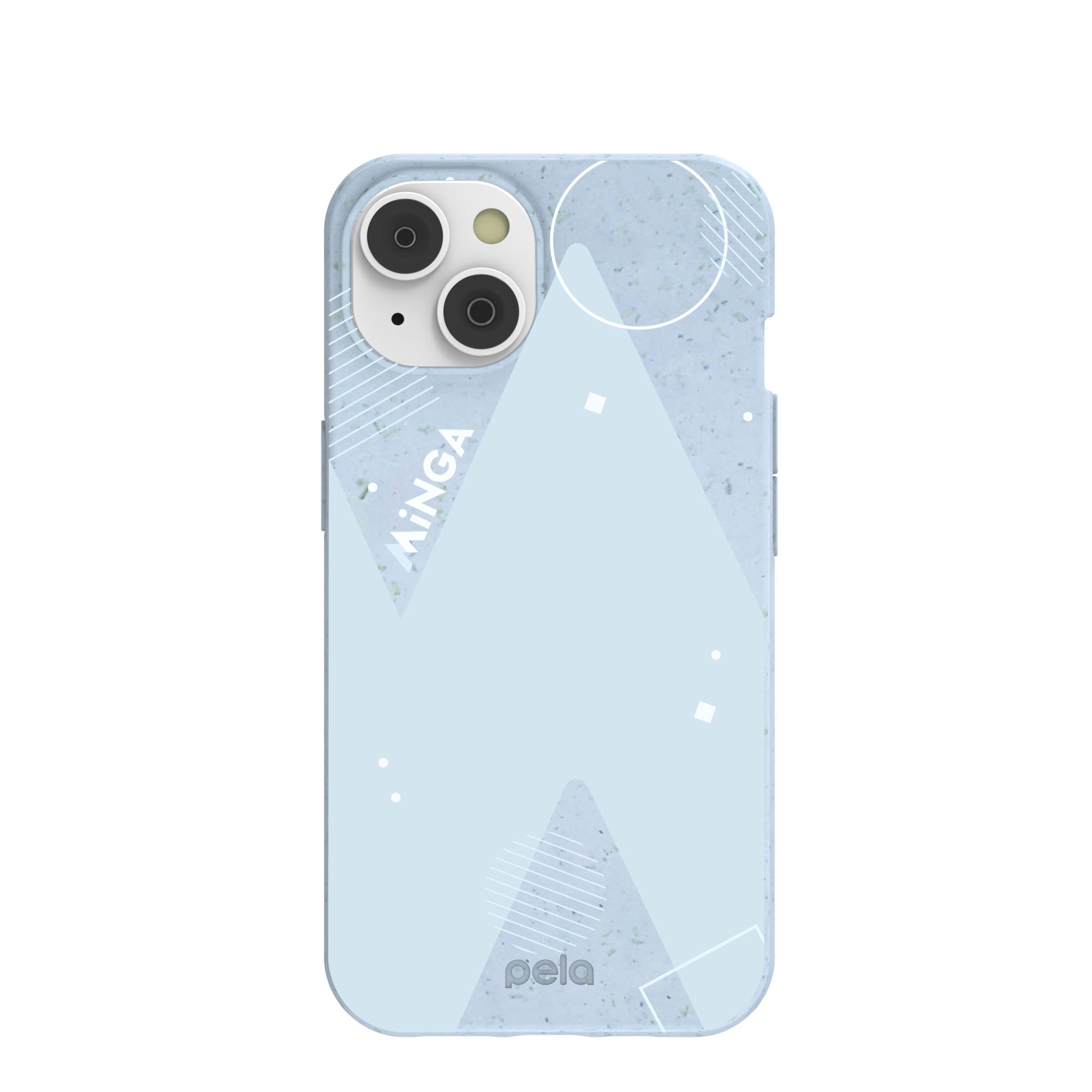 Powder Blue Minga Classic iPhone 14/16e Case Refurbished - Pela Case refurbished available on Cerqular