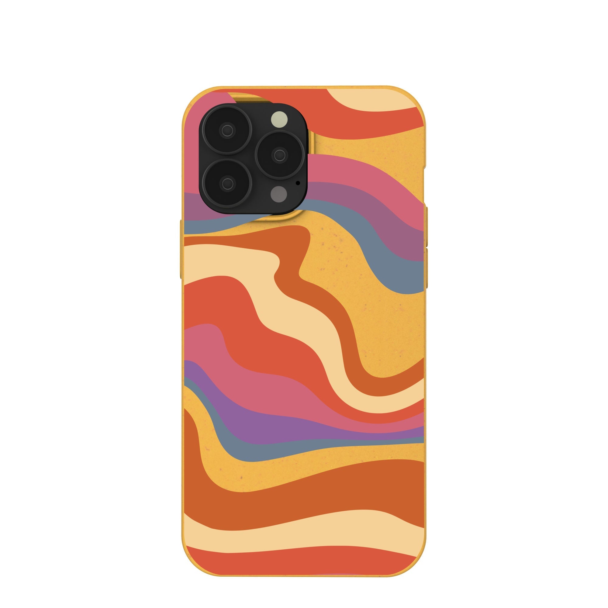Honey Liquid Sunset iPhone 13 Pro Max Case Refurbished - Pela Case refurbished available on Cerqular