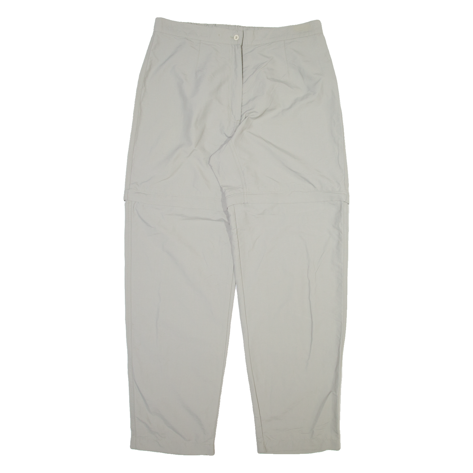 Detachable Legs Womens Trousers Grey Relaxed Straight W32 L31 Refurbished - N/A refurbished available on Cerqular
