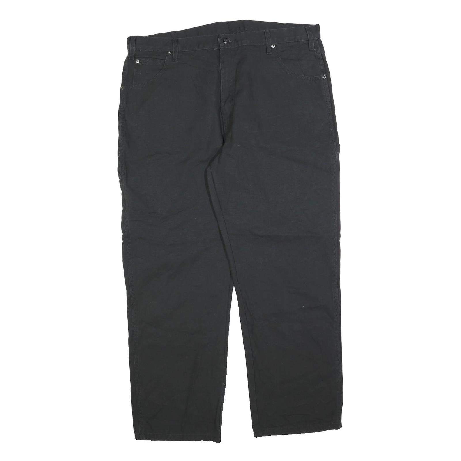 DICKIES Mens Black Regular Fit Denim Jeans W40 L30 Workwear Durable Zip Refurbished - N/A refurbished available on Cerqular