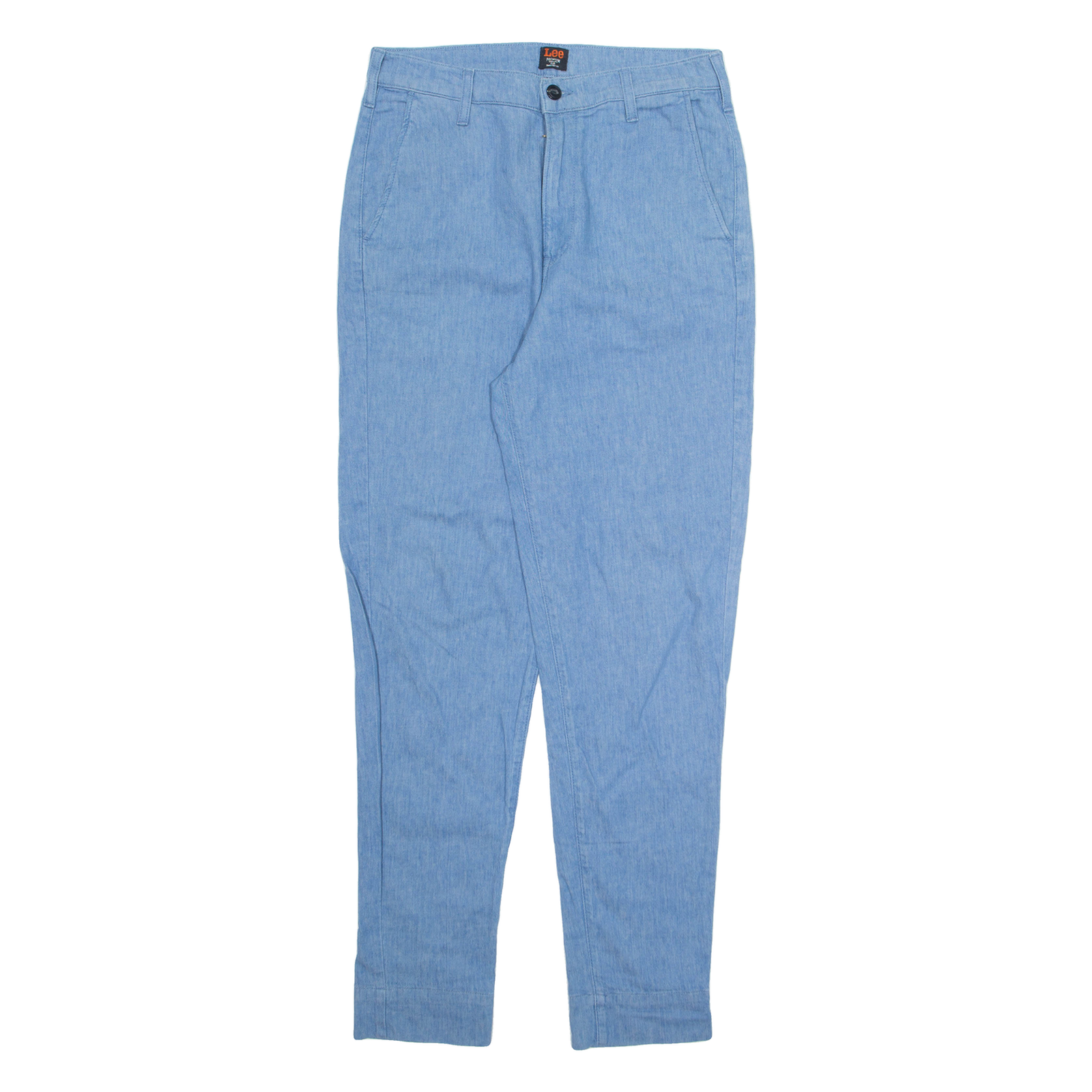 LEE Chino Mens Trousers Blue Regular Tapered W31 L31 Refurbished - N/A refurbished available on Cerqular