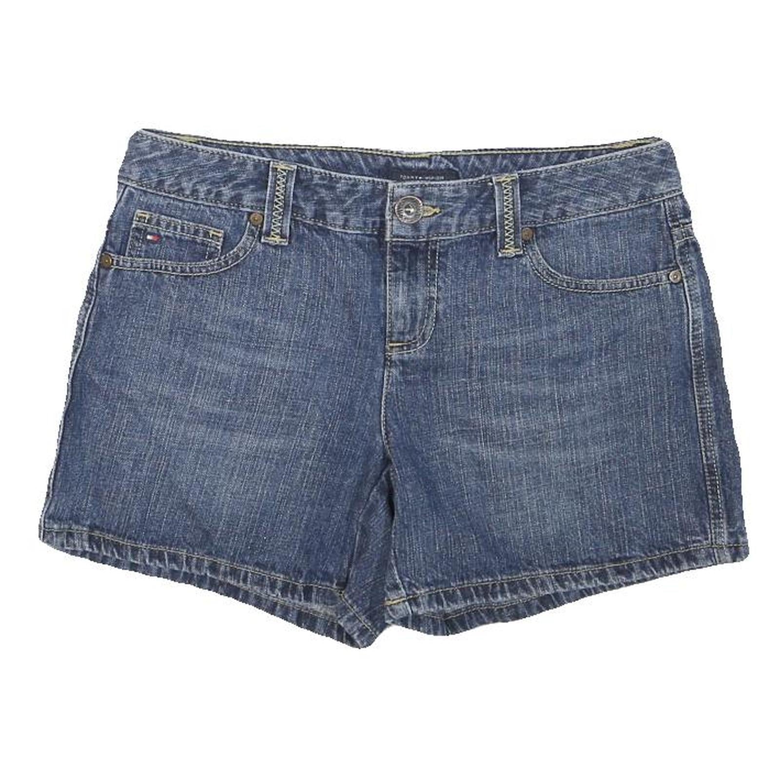 TOMMY HILFIGER Womens Denim Blue Casual Shorts M W30 Cotton Blend Refurbished - N/A refurbished available on Cerqular