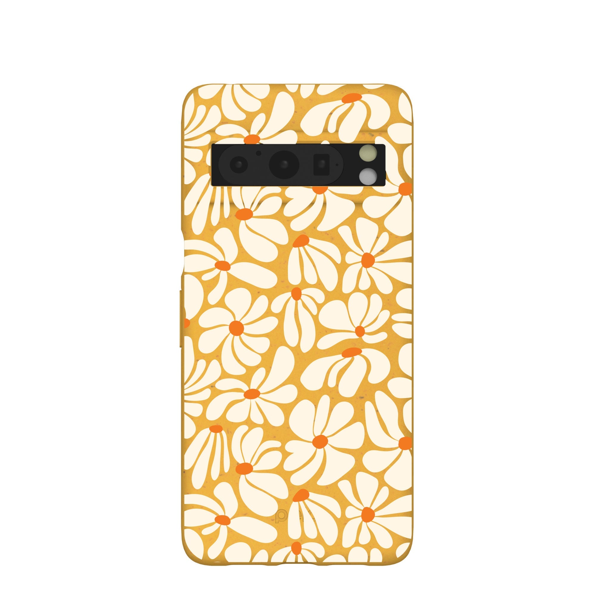 Honey Funky Petals Google Pixel 8 Pro Case Refurbished - Pela Case refurbished available on Cerqular
