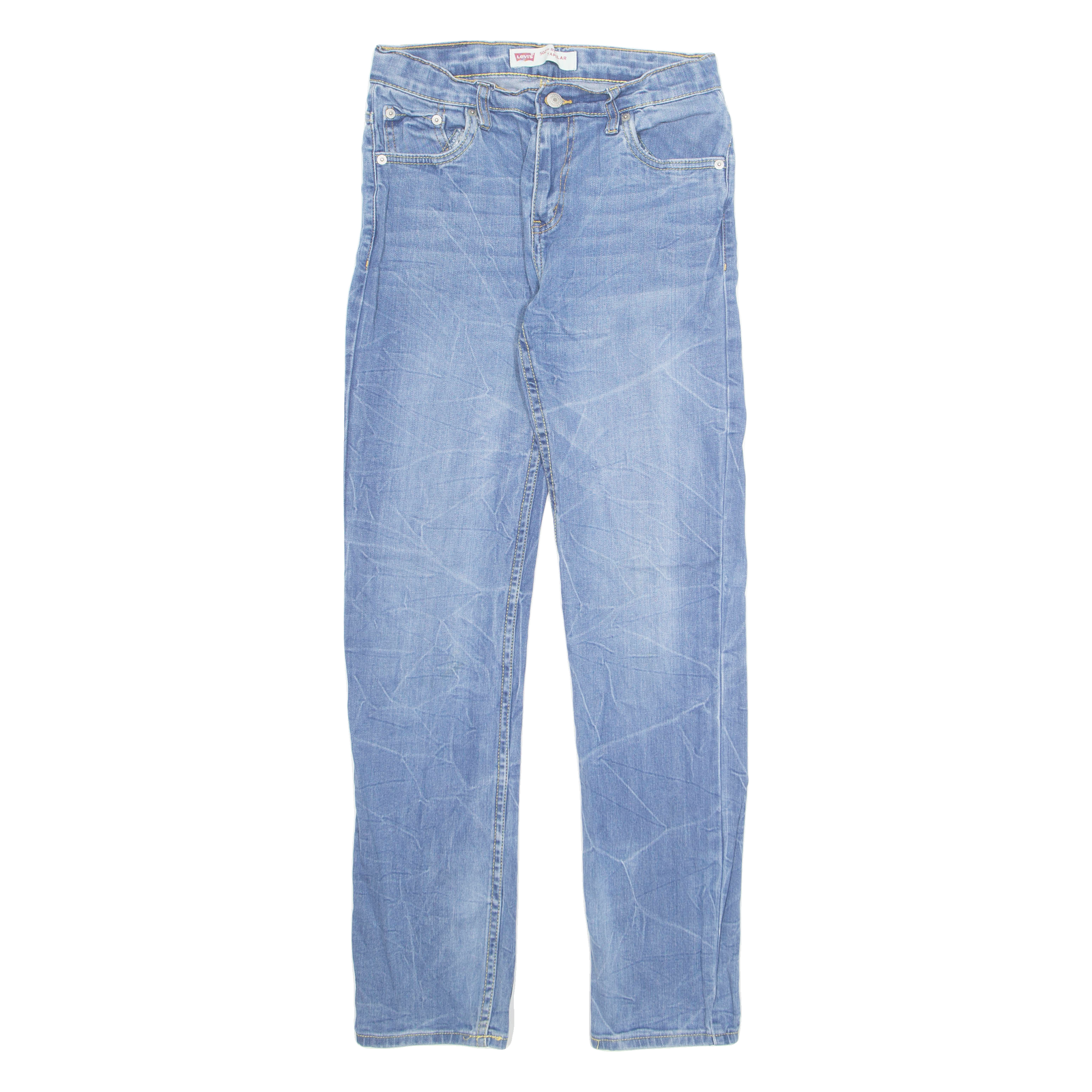 LEVI'S 502 Jeans Big E Womens Blue Regular Tapered Stone Wash W28 L31 Refurbished - N/A refurbished available on Cerqular