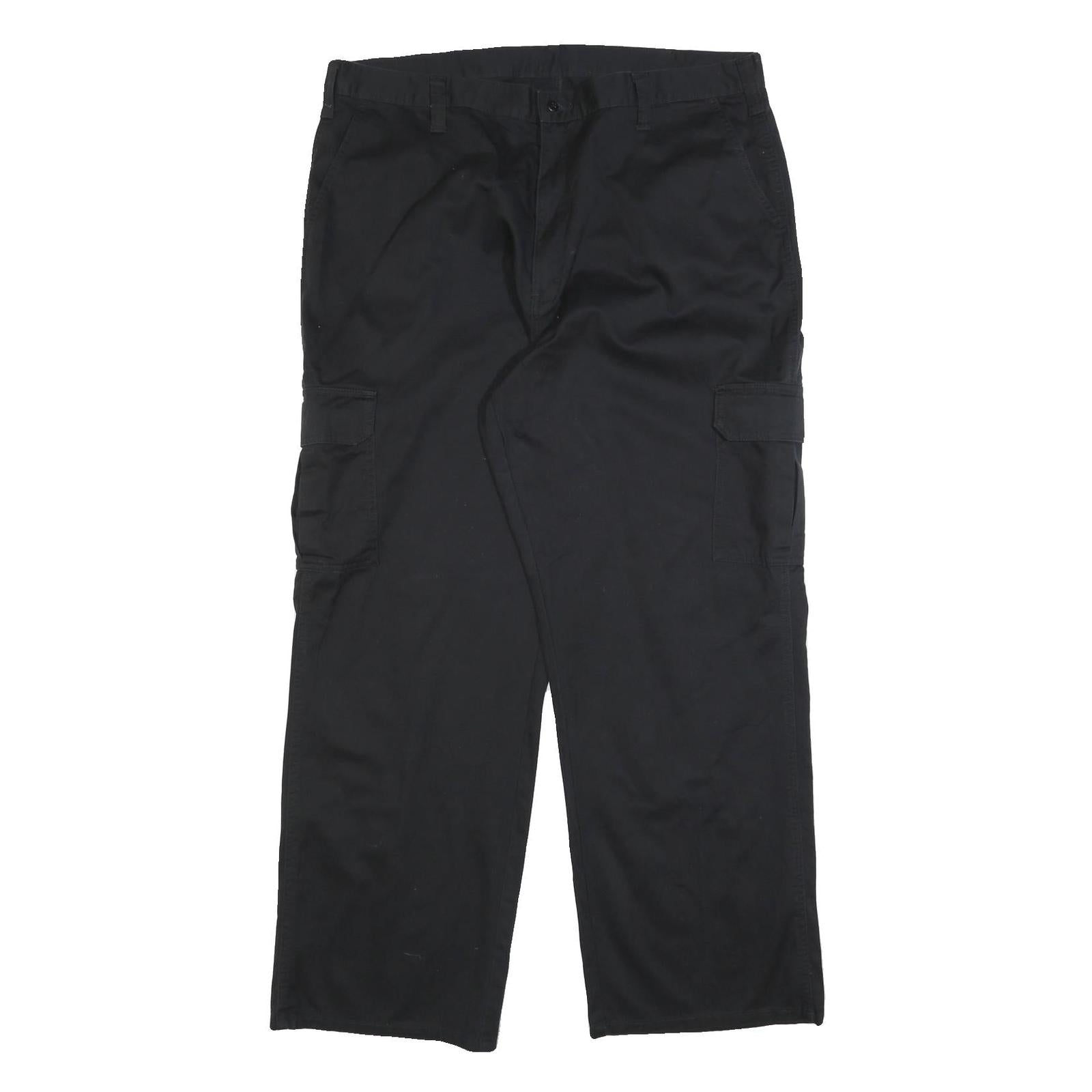 DICKIES Mens Cotton Blend Black Relaxed Cargo Trousers W40 L31 Workwear Refurbished - N/A refurbished available on Cerqular
