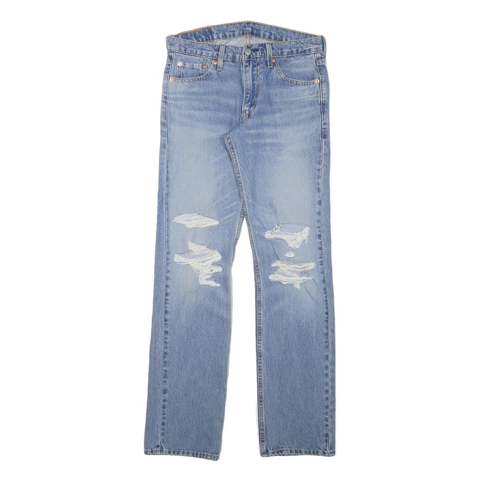 Buy LEVI'S Mens Jeans Blue Regular Straight Denim Light W29 L32 Distressed Refurbished - $41.59 LEVI'S Mens Jeans Blue Regular Straight Denim Light W29 L32 Distressed Refurbished - N/A refurbished available on Cerqular