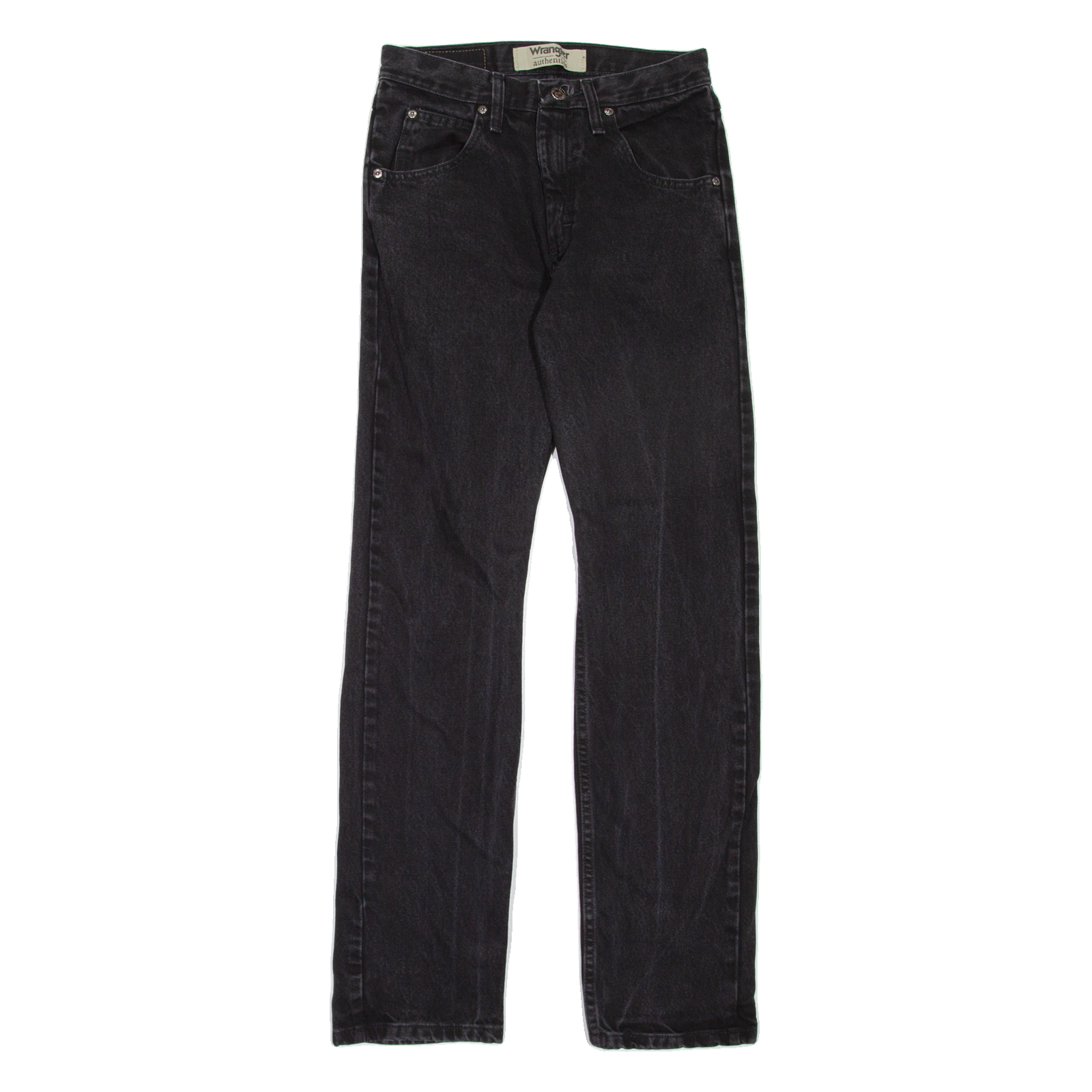 WRANGLER Mens Jeans Black Regular Straight W28 L32 Refurbished - N/A refurbished available on Cerqular