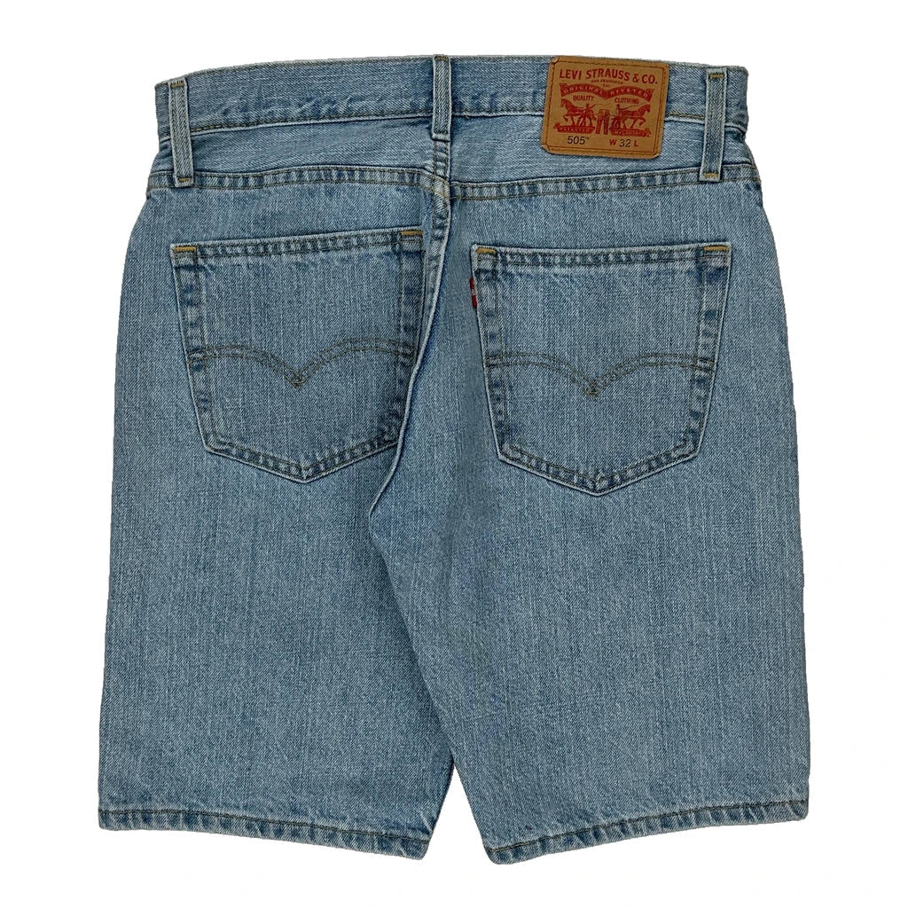 Buy 505 Levis Denim Shorts - 32W 9L Light Wash Cotton Refurbished - $32.82 505 Levis Denim Shorts - 32W 9L Light Wash Cotton Refurbished - Thrifted (note: this is a term often used to describe second- refurbished available on Cerqular