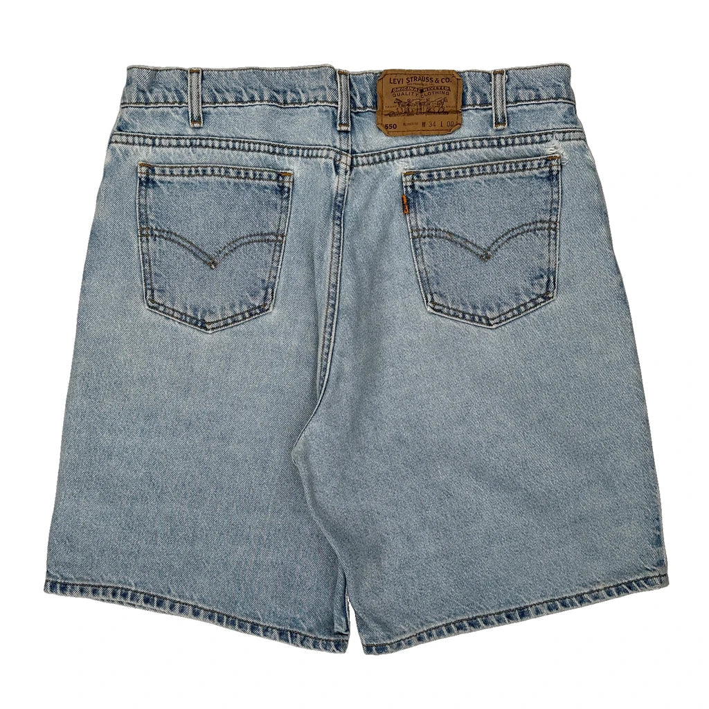 Buy Levis Denim Shorts - 32W 10L Light Wash Cotton Refurbished - $39.85 Levis Denim Shorts - 32W 10L Light Wash Cotton Refurbished - Thrifted (note: this is a term often used to describe second- refurbished available on Cerqular