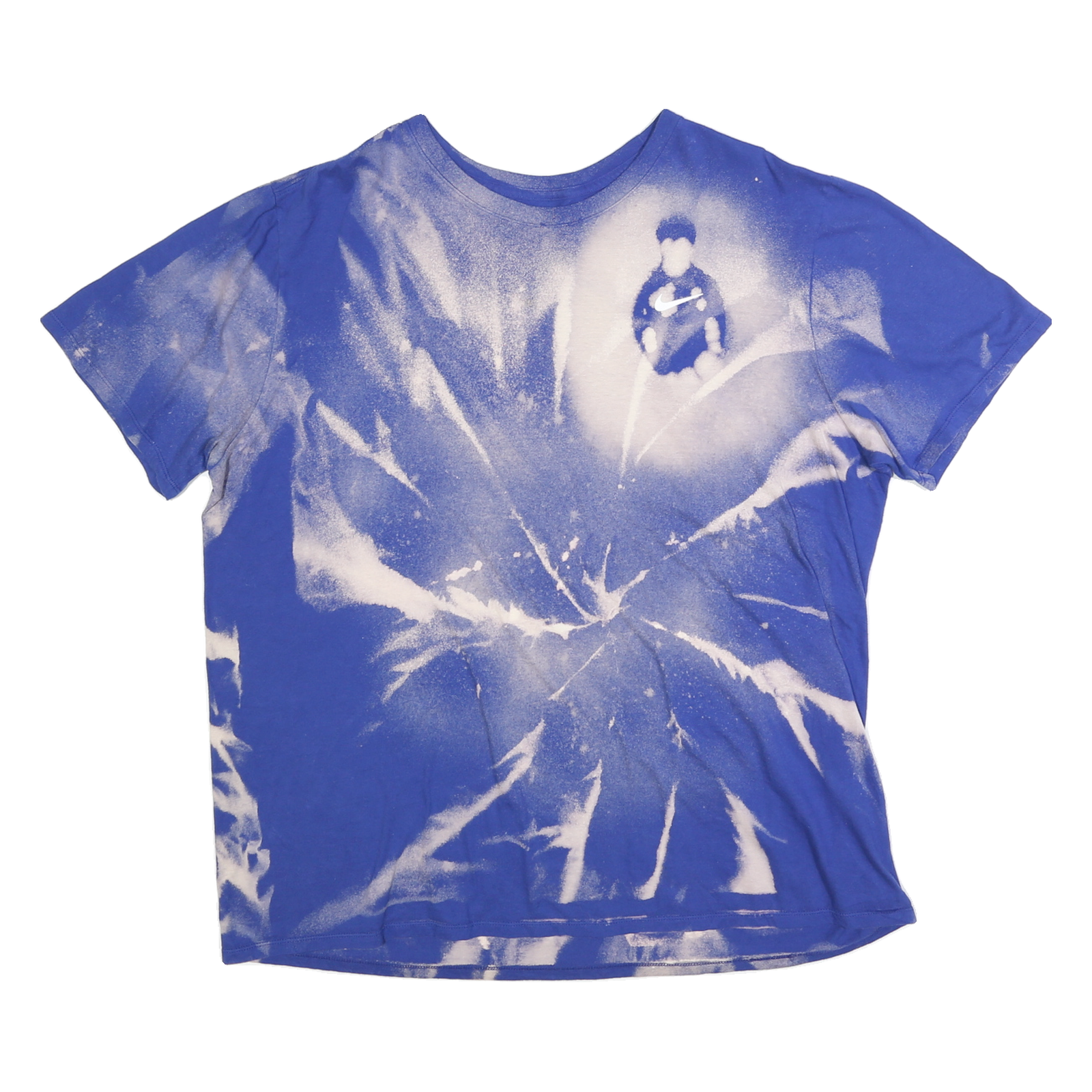 Buy NIKE Womens Blue & White Graphic T-Shirt 2XL Short Sleeve Crew Neck Casual Refurbished - $14.29 NIKE Womens Blue & White Graphic T-Shirt 2XL Short Sleeve Crew Neck Casual Refurbished - N/A refurbished available on Cerqular