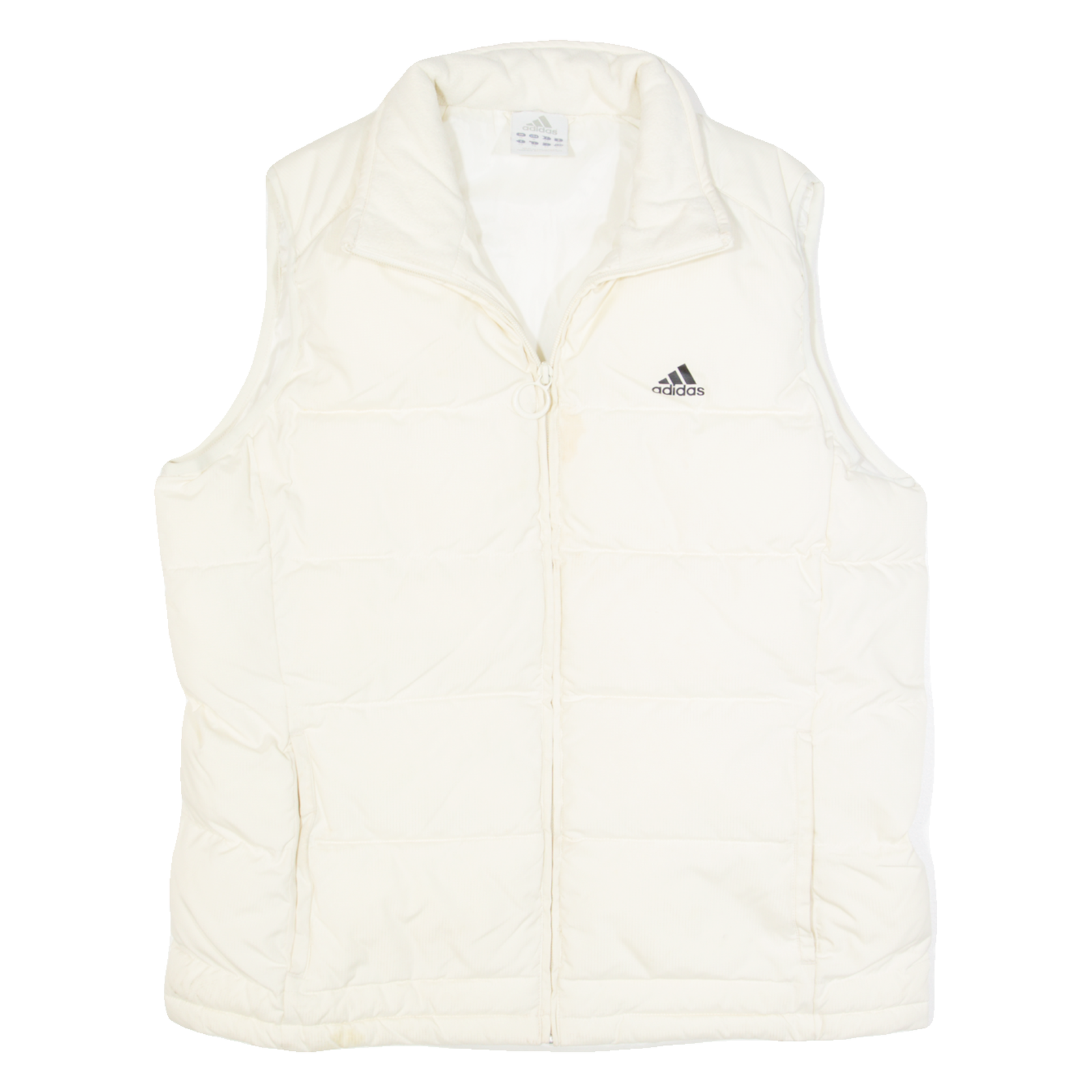 ADIDAS Womens Puffer Gilet Beige UK 14 Refurbished - N/A refurbished available on Cerqular