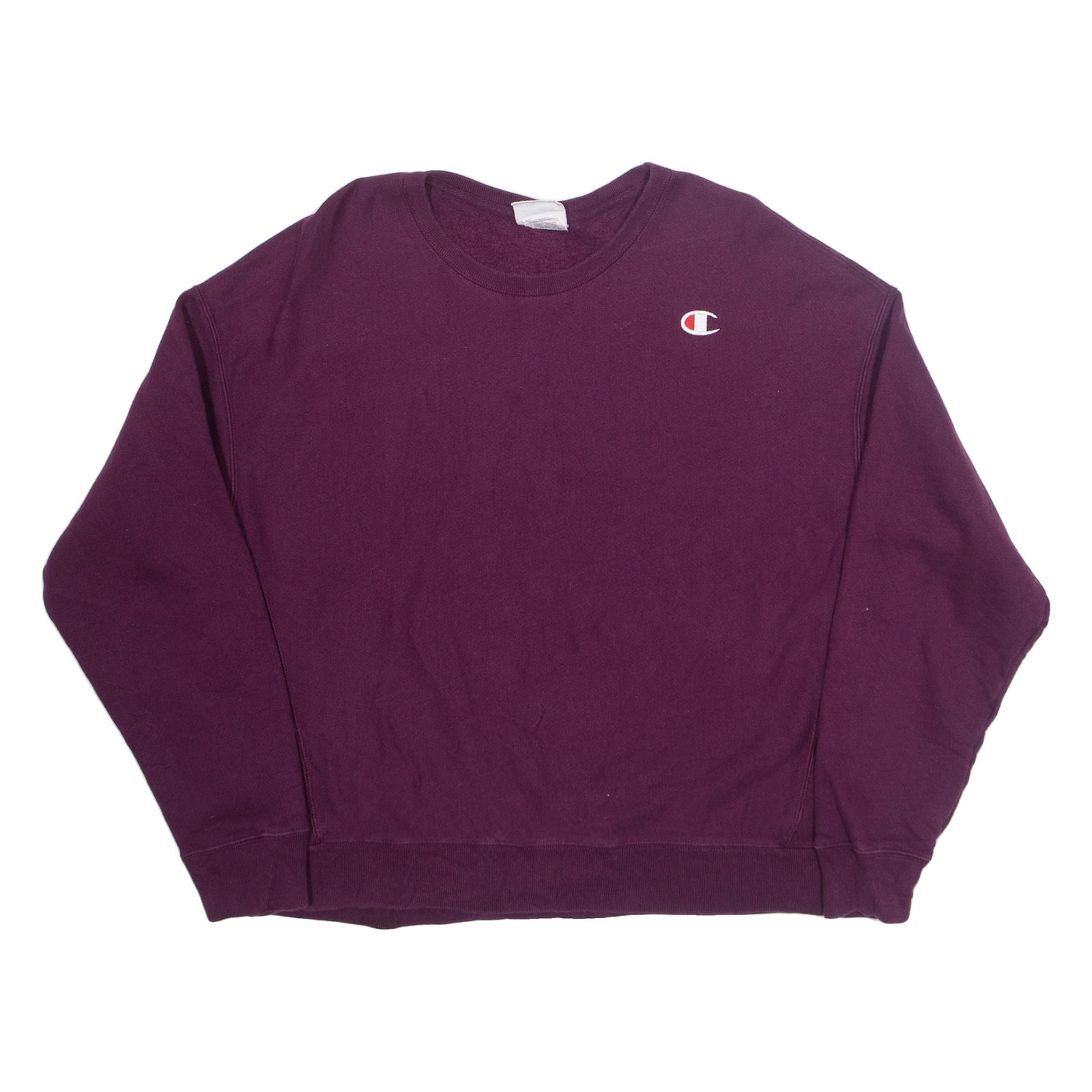 CHAMPION REVERSE WEAVE Womens Sweatshirt Purple 2XL Refurbished - N/A refurbished available on Cerqular