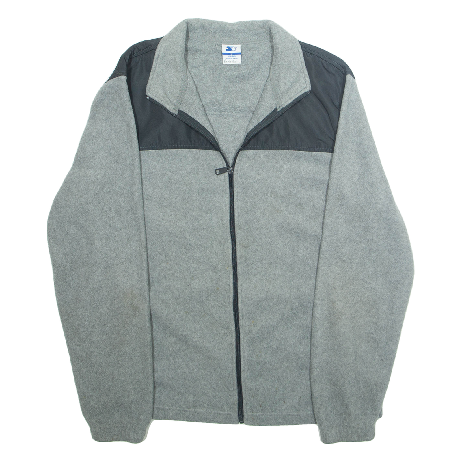 STARTER Mens Fleece Jacket Grey M Refurbished - N/A refurbished available on Cerqular