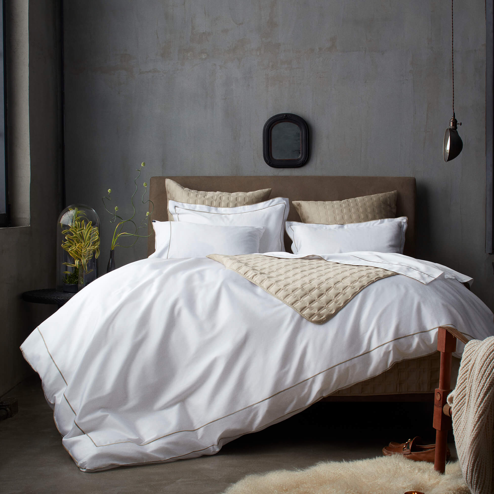 The Whole Shebang | Size: King w/ Standard Pillowcases | Color: Blue | Touch: Sateen Refurbished - N/A refurbished available on Cerqular