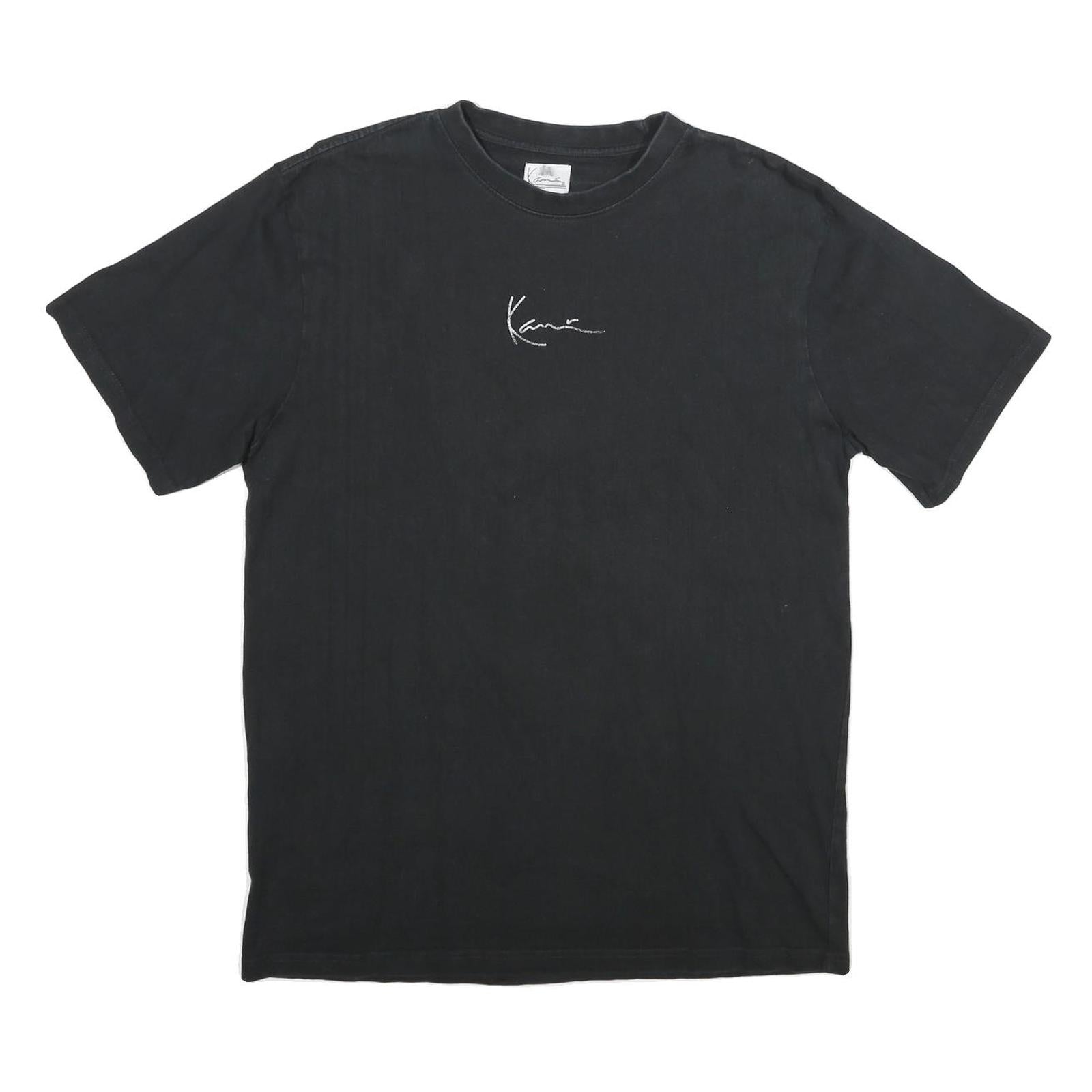 KARL KANI Mens Black M Cotton Graphic T-Shirt Short Sleeve Crew Neck Urban Style Refurbished - N/A refurbished available on Cerqular