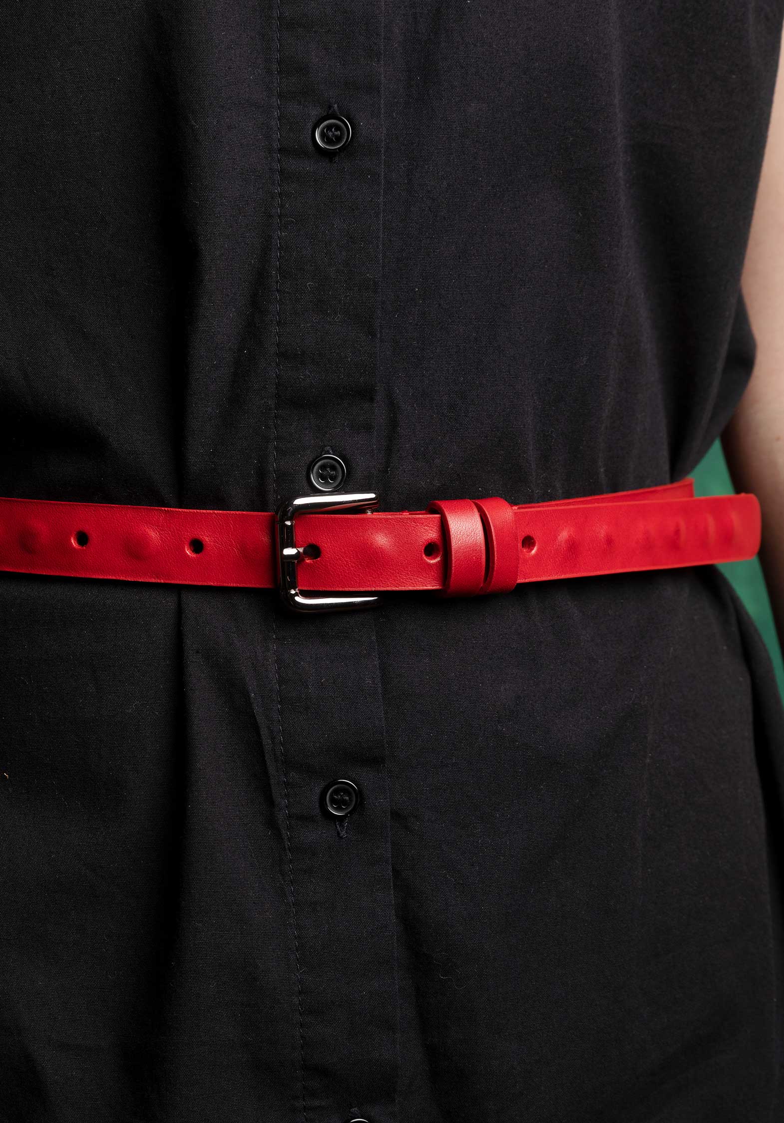 Belt  6102 Red | Color: RED | Size: 75 Refurbished - Rue Madame is a known brand, and the standardized name is " refurbished available on Cerqular