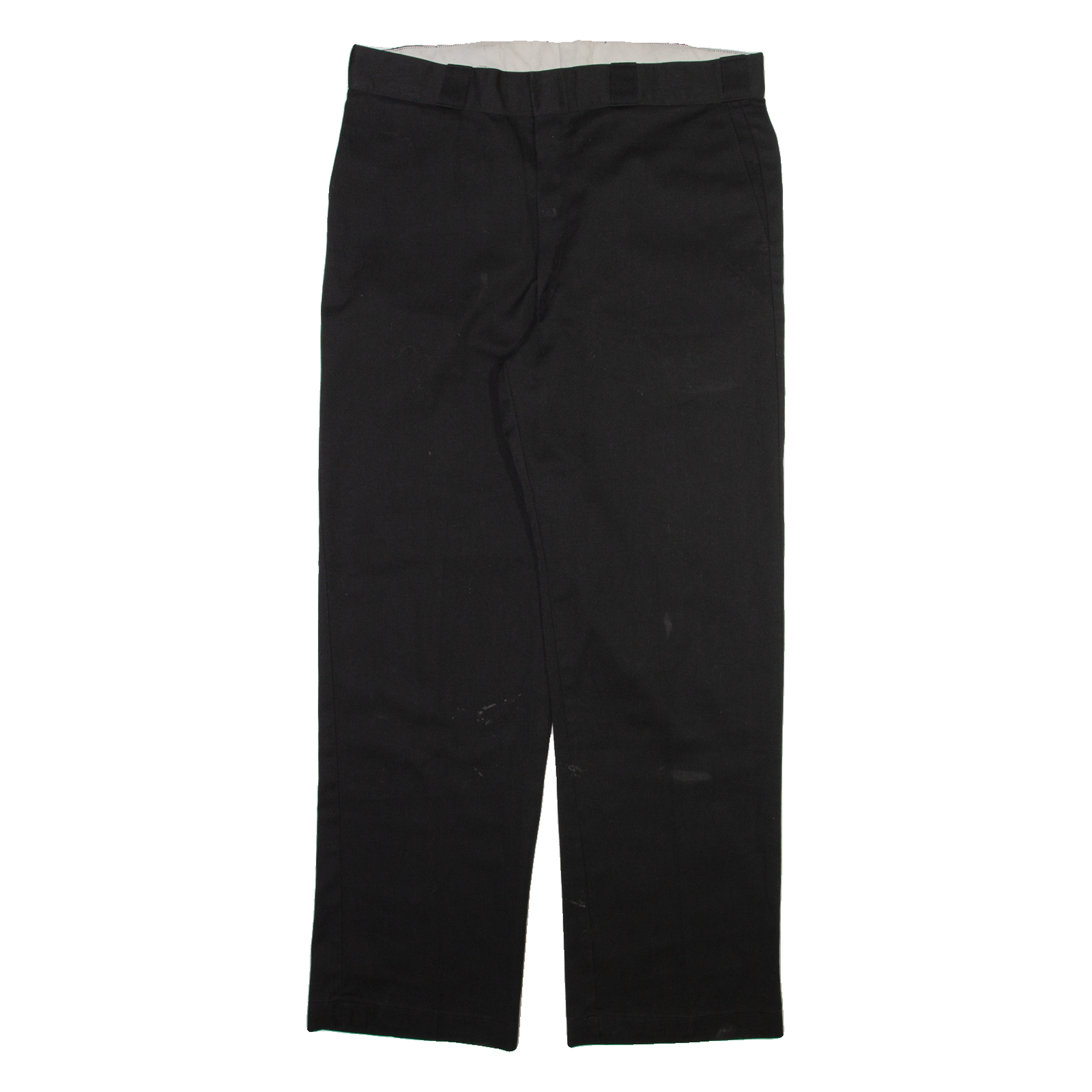 DICKIES Mens Trousers Black Regular Straight W36 L31 Refurbished - N/A refurbished available on Cerqular