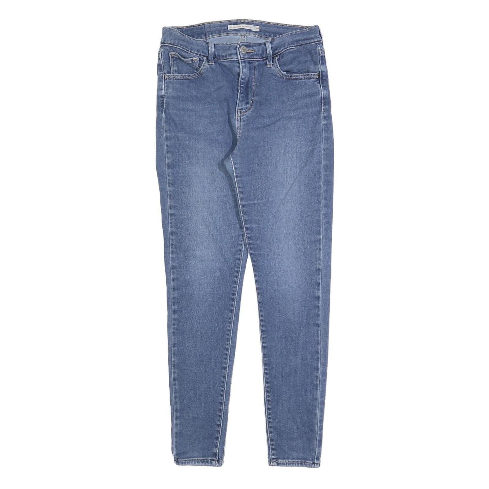 Buy LEVI'S 720 Womens Slim Blue Denim Light W26 L28 Skinny Jeans Cotton Blend Refurbished - $41.59 LEVI'S 720 Womens Slim Blue Denim Light W26 L28 Skinny Jeans Cotton Blend Refurbished - N/A refurbished available on Cerqular