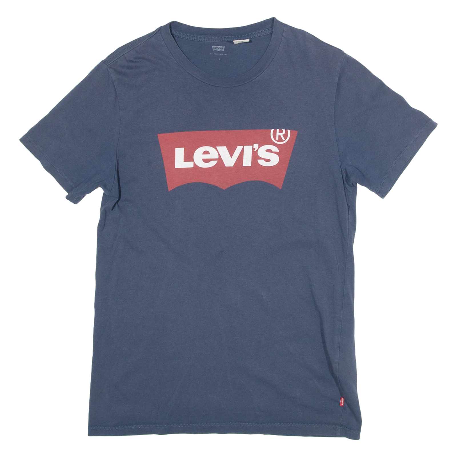 LEVI'S Mens T-Shirt Blue S Refurbished - N/A refurbished available on Cerqular