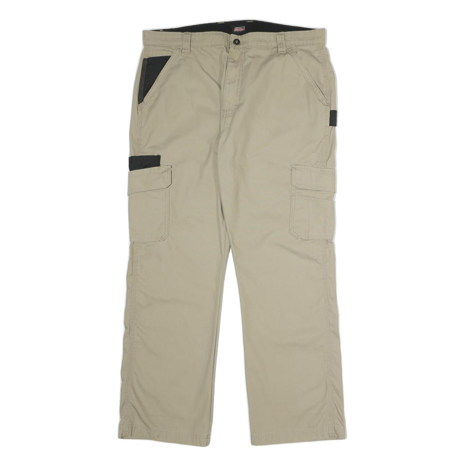 Buy DICKIES Mens Cotton Blend Beige Regular Straight Trousers W36 L30 Workwear Zip Refurbished - $37.69 DICKIES Mens Cotton Blend Beige Regular Straight Trousers W36 L30 Workwear Zip Refurbished - N/A refurbished available on Cerqular